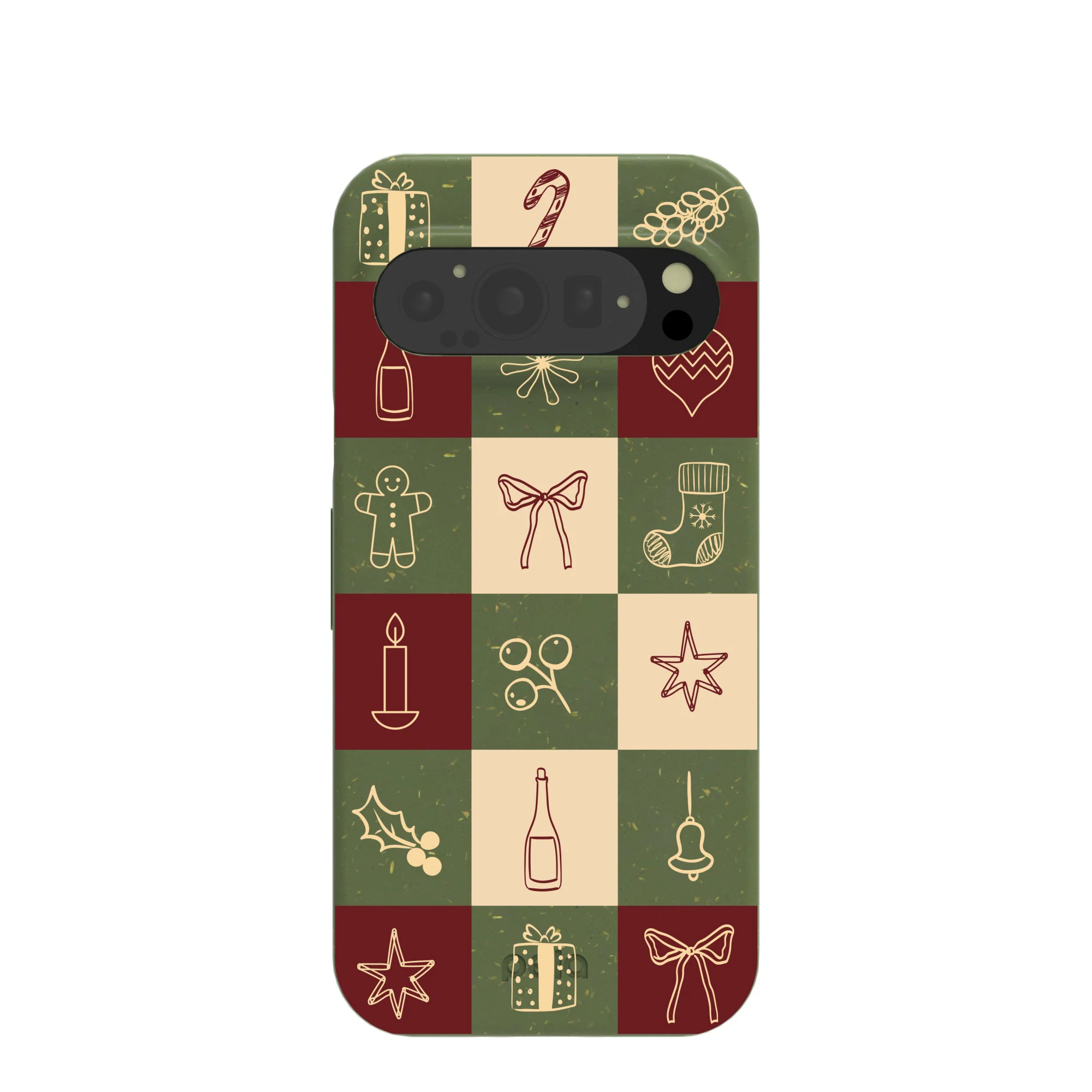 Forest Floor Holiday Squares Google Pixel 9/9 Pro Case