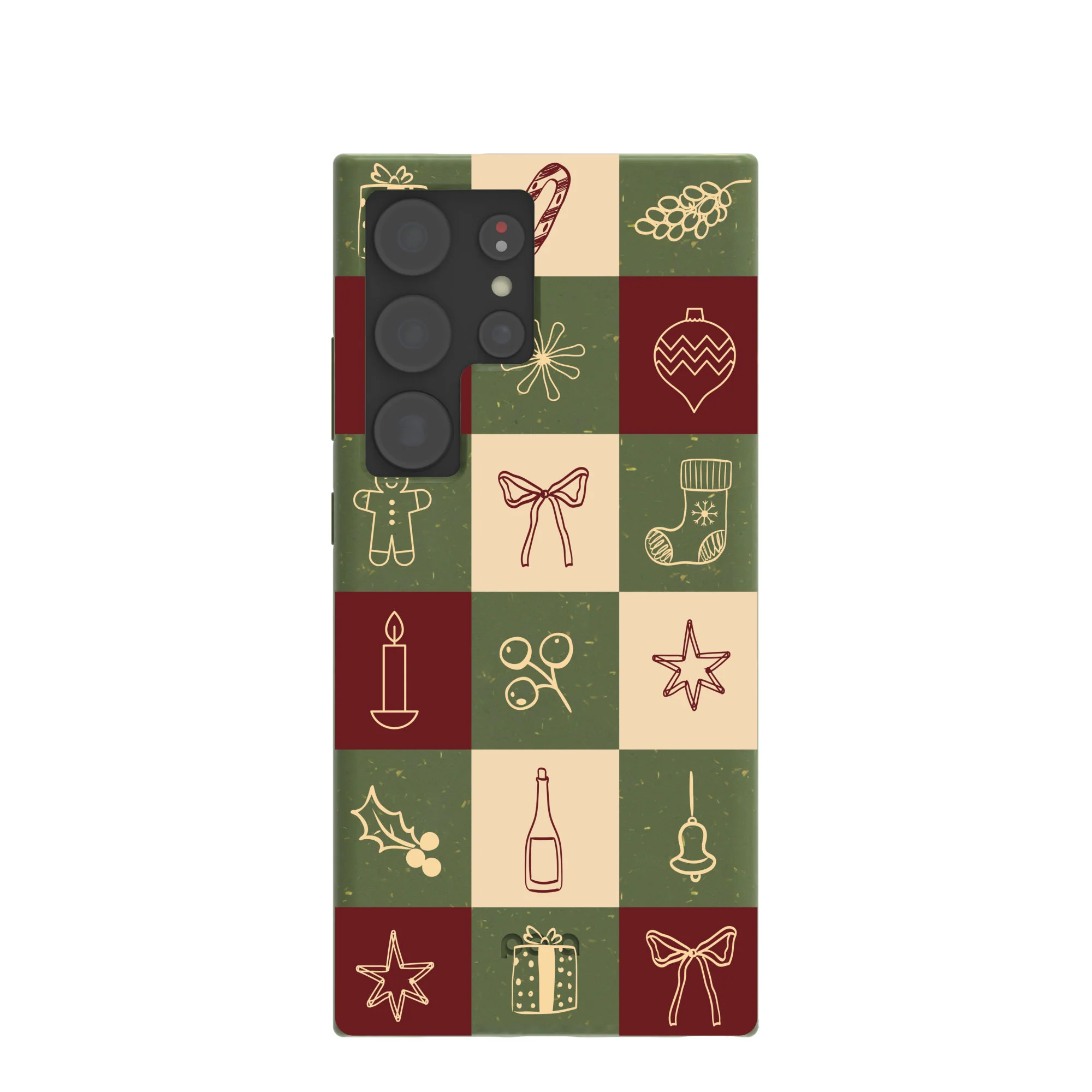 Forest Floor Holiday Squares Samsung Galaxy S24 Ultra Case