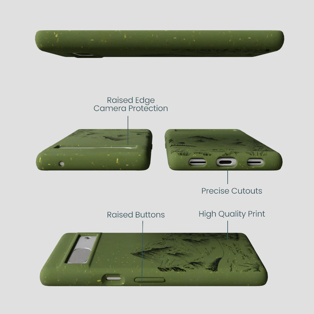 Forest Floor Line Ridge Google Pixel 7a Case - Image 2