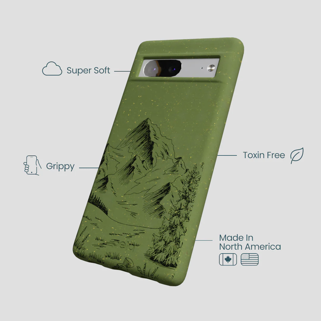 Forest Floor Line Ridge Google Pixel 7a Case - Image 3