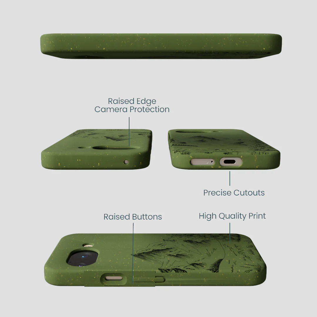 Forest Floor Line Ridge Google Pixel 9a Case - Image 2