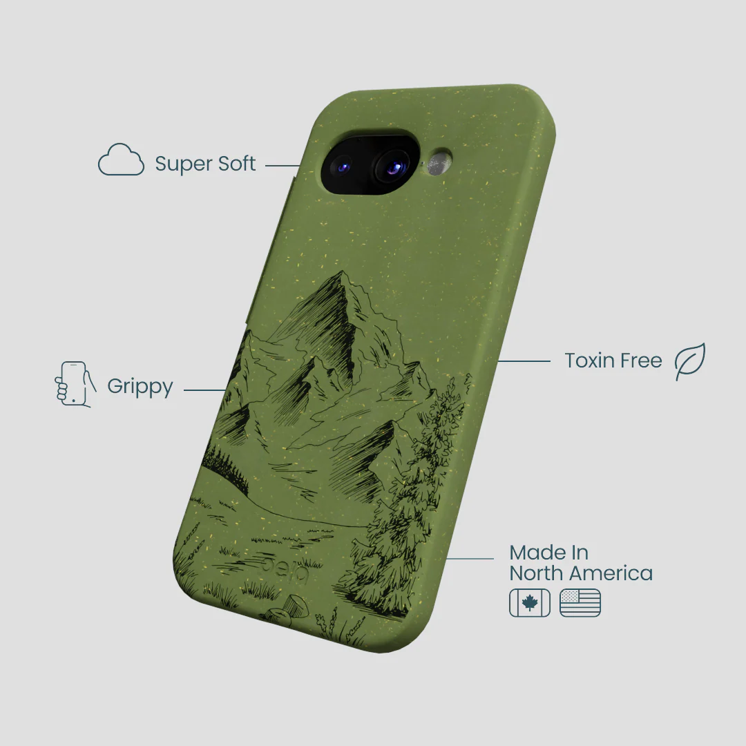 Forest Floor Line Ridge Google Pixel 9a Case - Image 3
