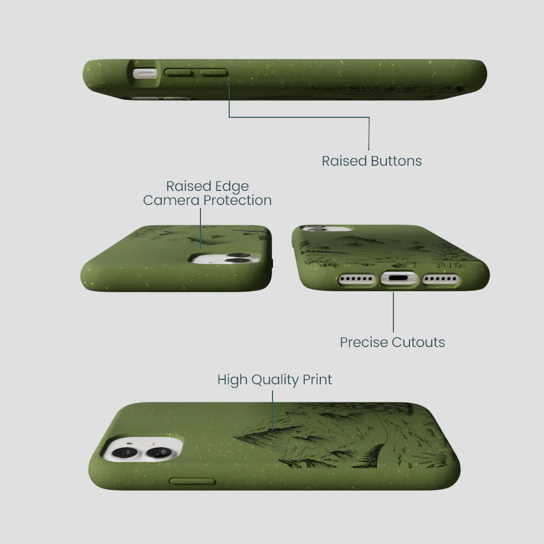 Forest Floor Line Ridge iPhone 11 Case - Image 2