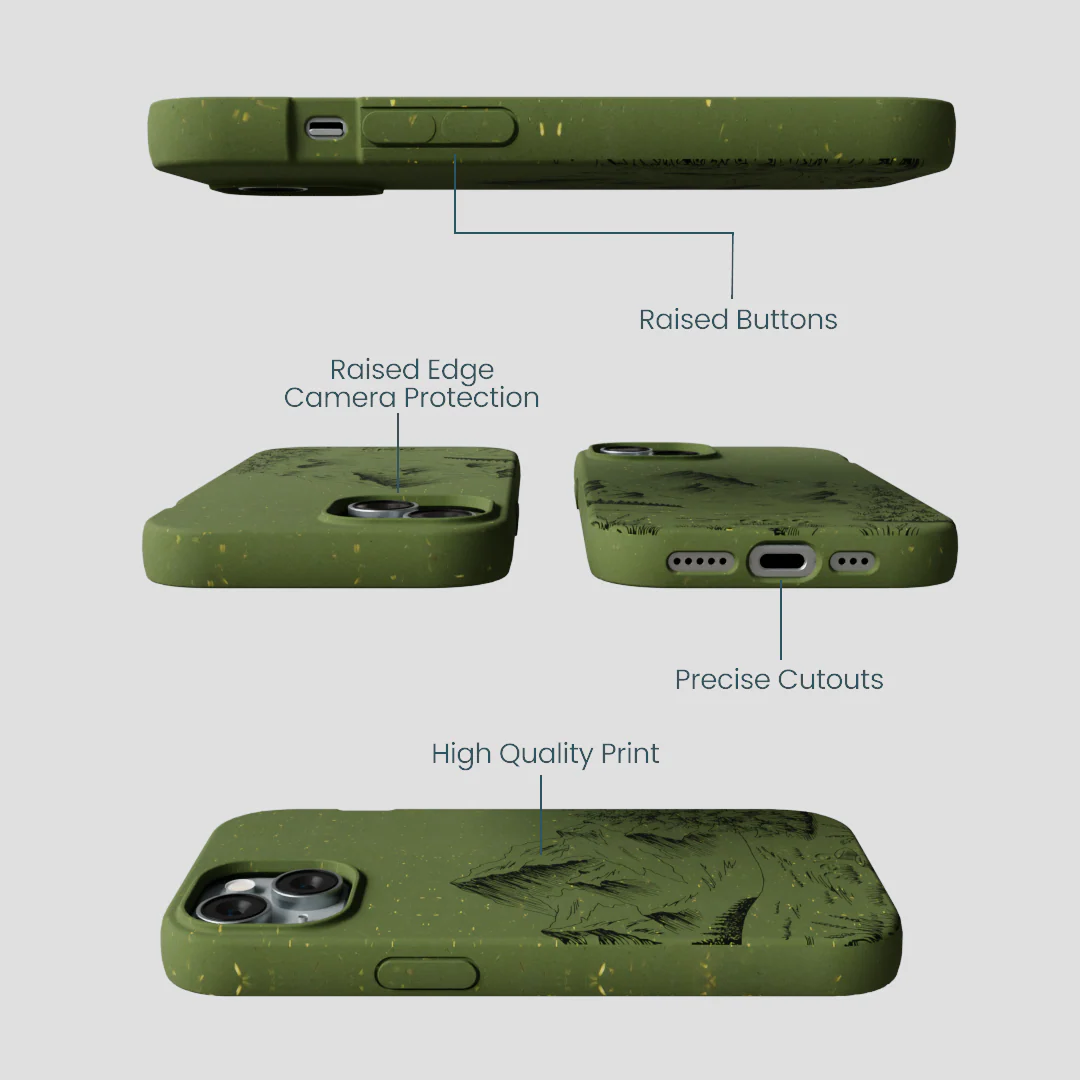 Forest Floor Line Ridge iPhone 14 Case - Image 3