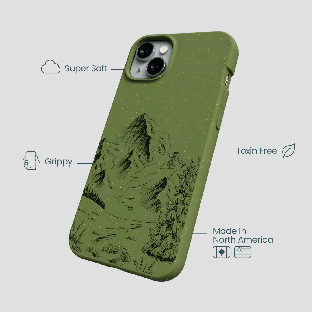 Forest Floor Line Ridge iPhone 14 Plus Case - Image 4