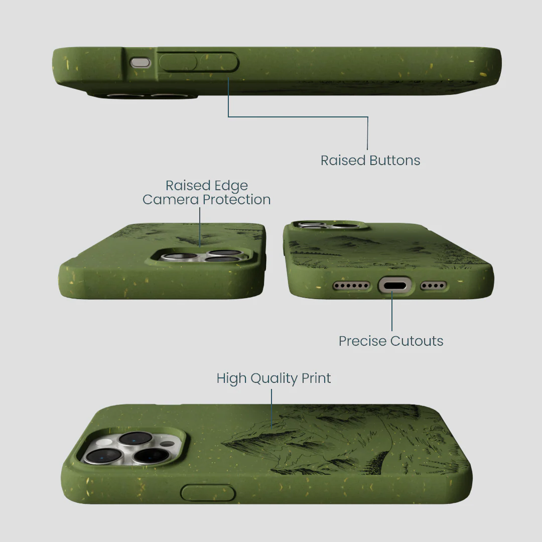 Forest Floor Line Ridge iPhone 14 Pro Max Case - Image 3