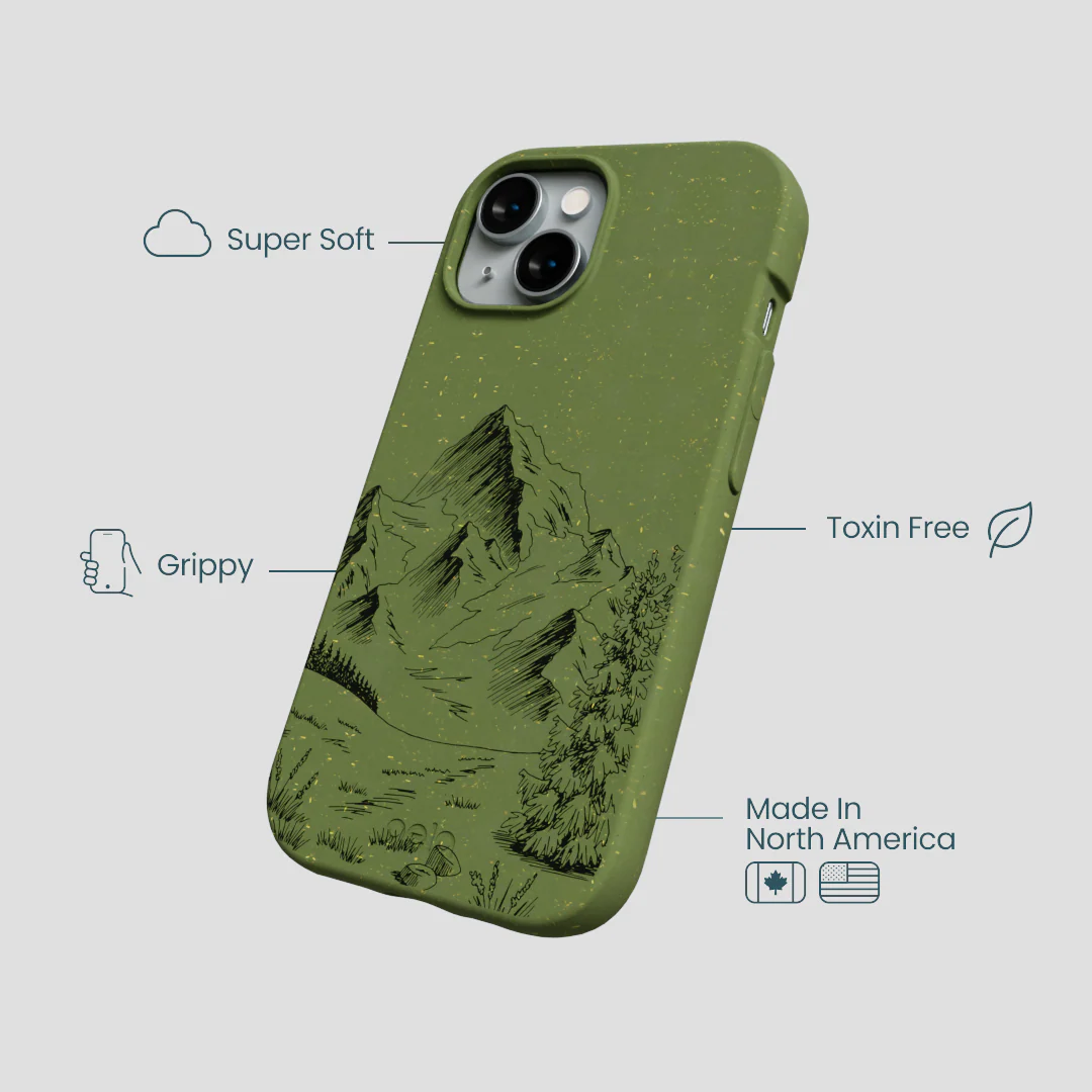 Forest Floor Line Ridge iPhone 15 Case - Image 4