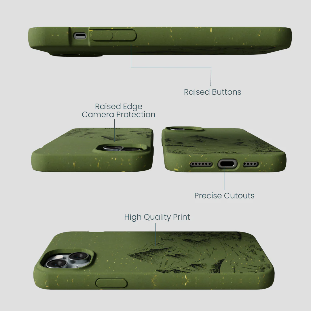 Forest Floor Line Ridge iPhone 15 Plus Case - Image 3