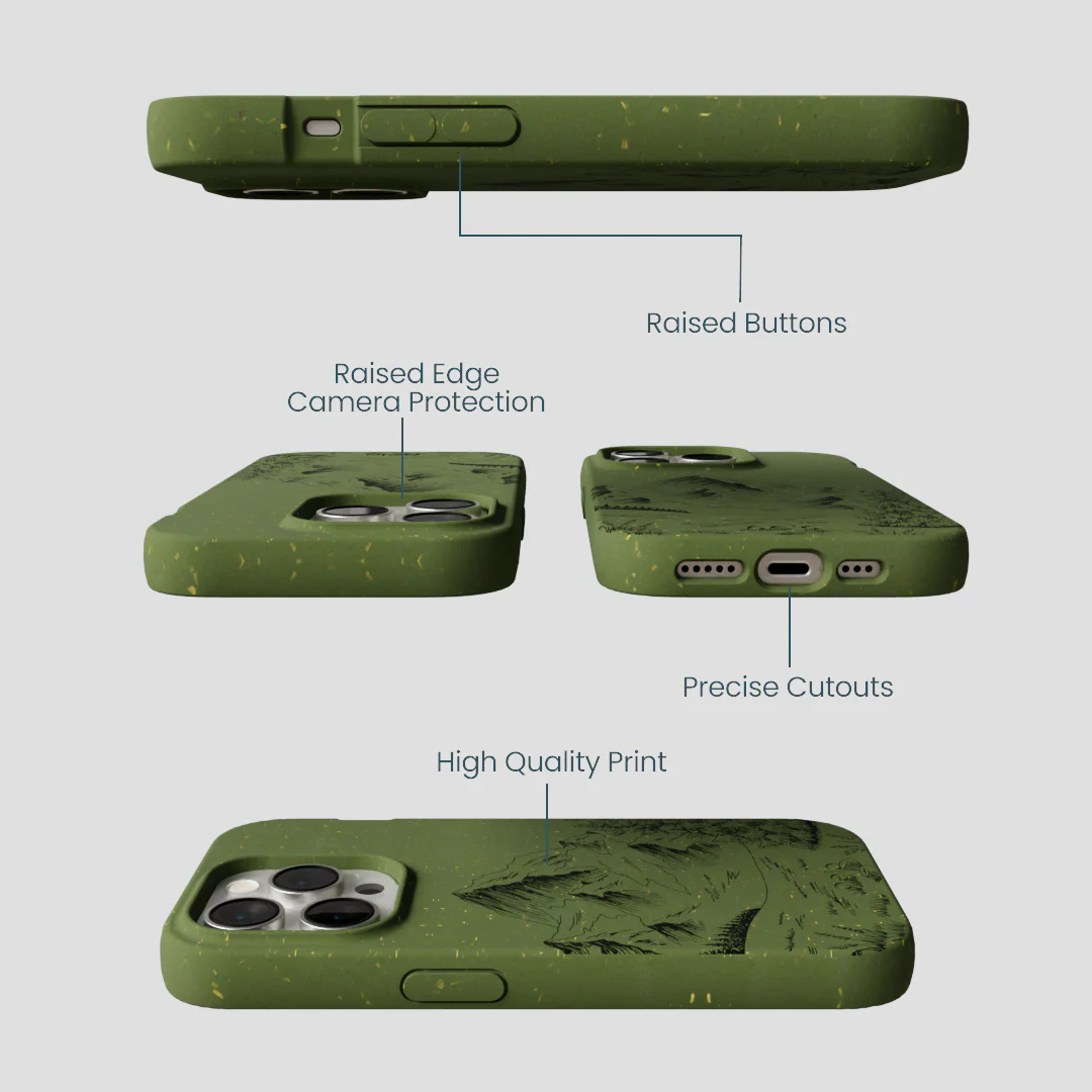 Forest Floor Line Ridge iPhone 15 Pro Case - Image 3