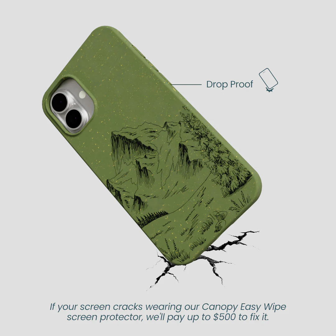 Forest Floor Line Ridge iPhone 16 Plus Case - Image 5