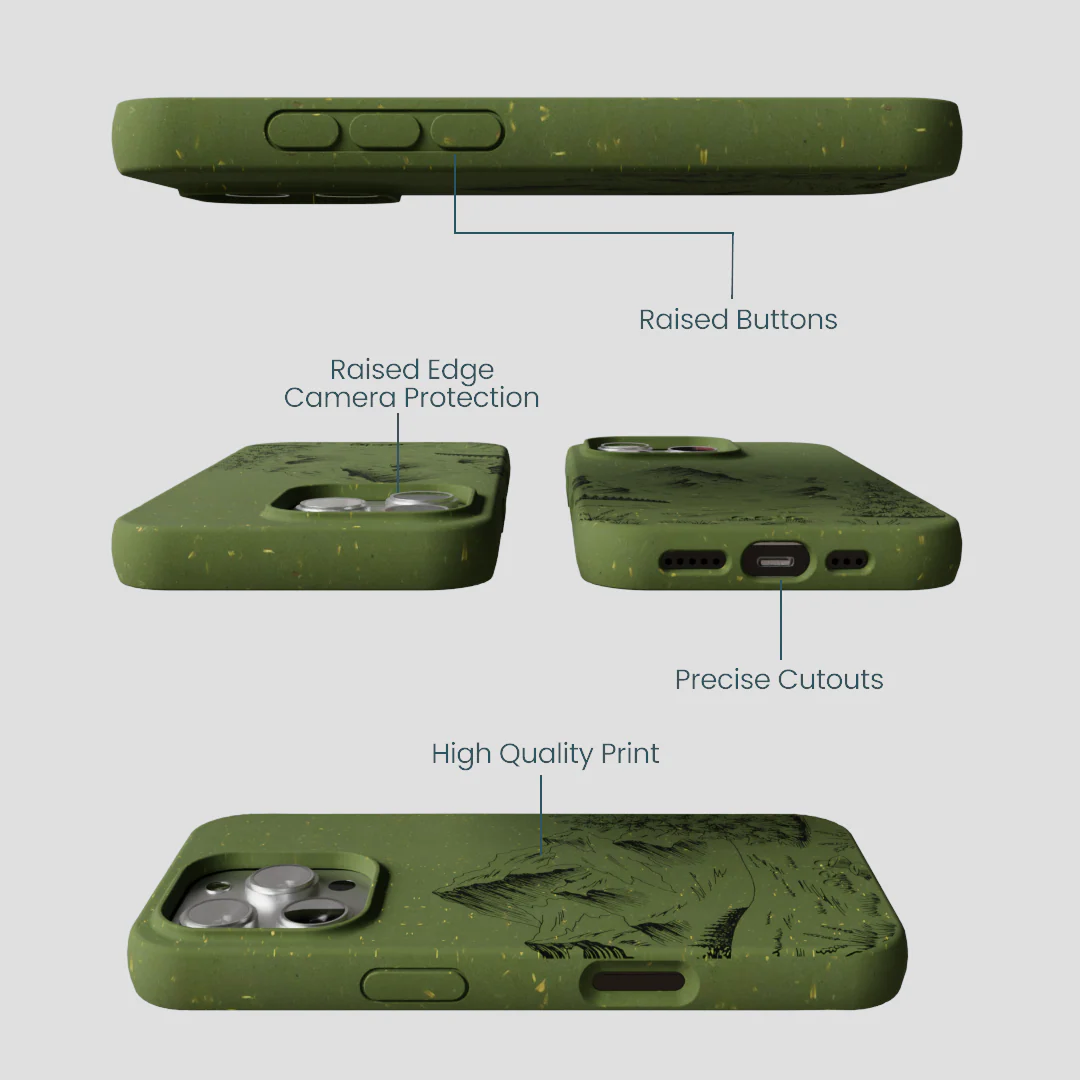 Forest Floor Line Ridge iPhone 16 Pro Case - Image 3