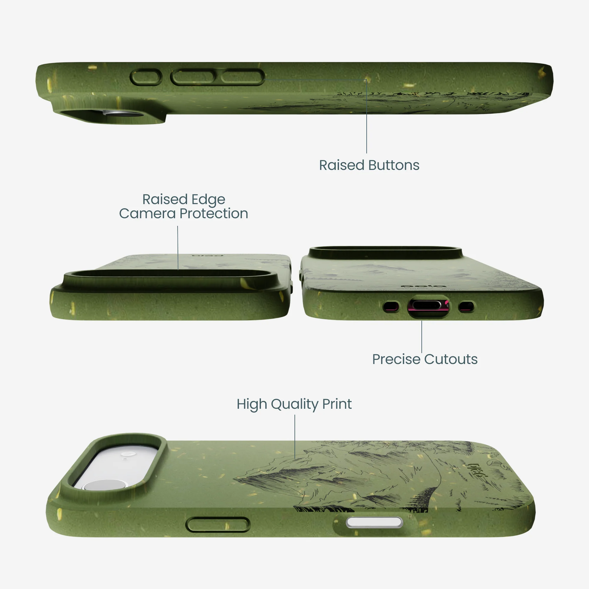 Forest Floor Line Ridge iPhone 17 Air Case - Image 2