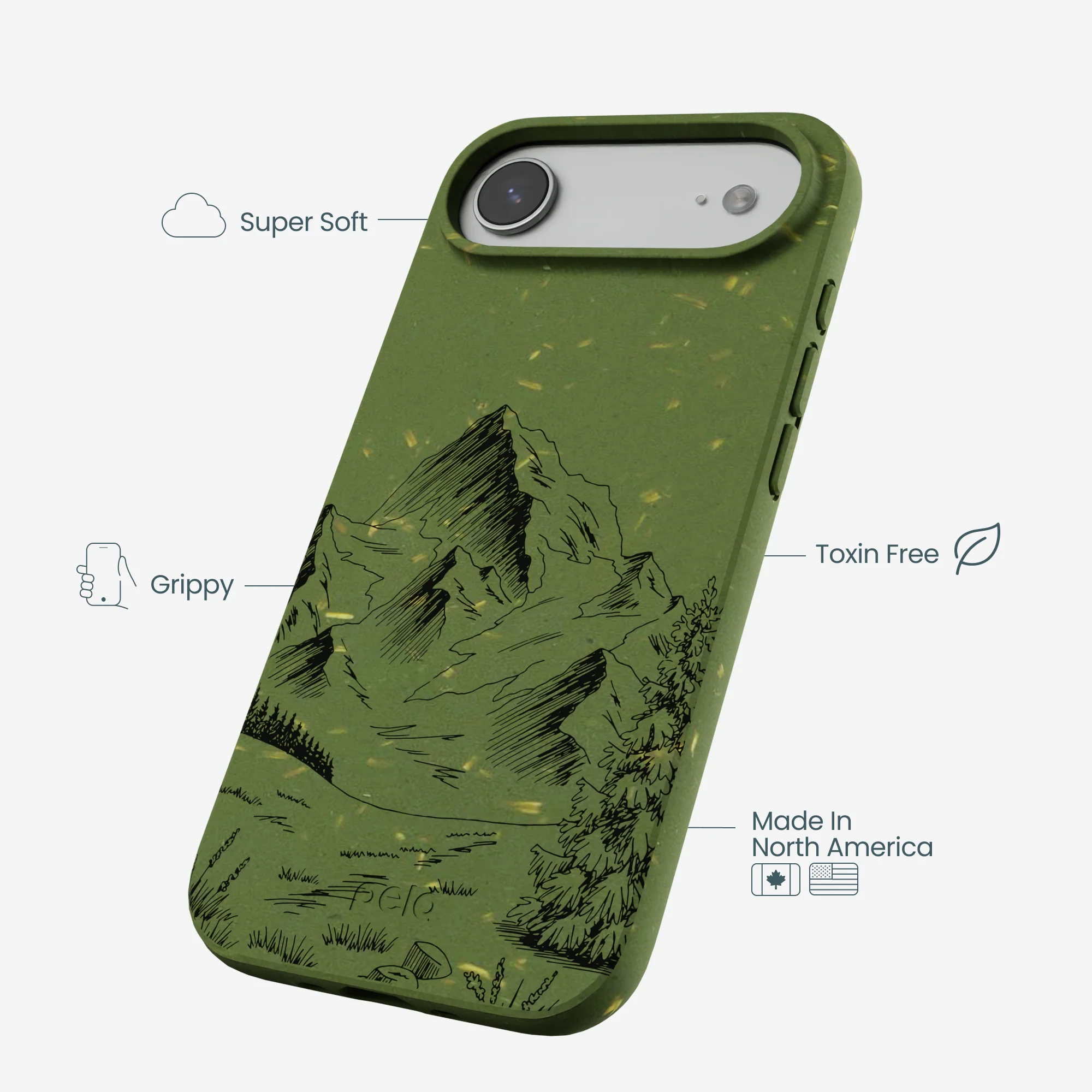 Forest Floor Line Ridge iPhone 17 Air Case - Image 3