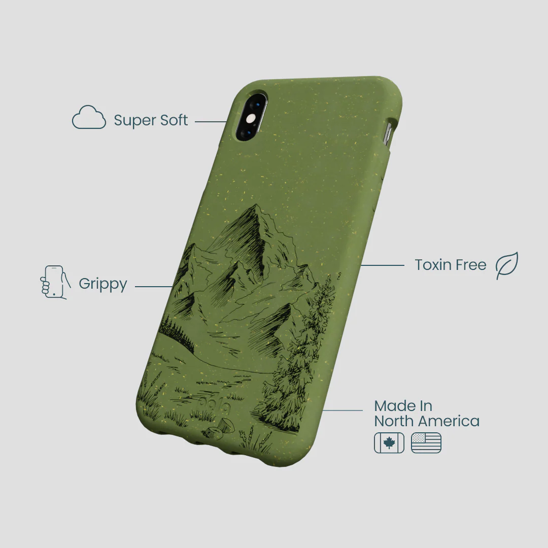 Forest Floor Line Ridge iPhone XR Case - Image 3