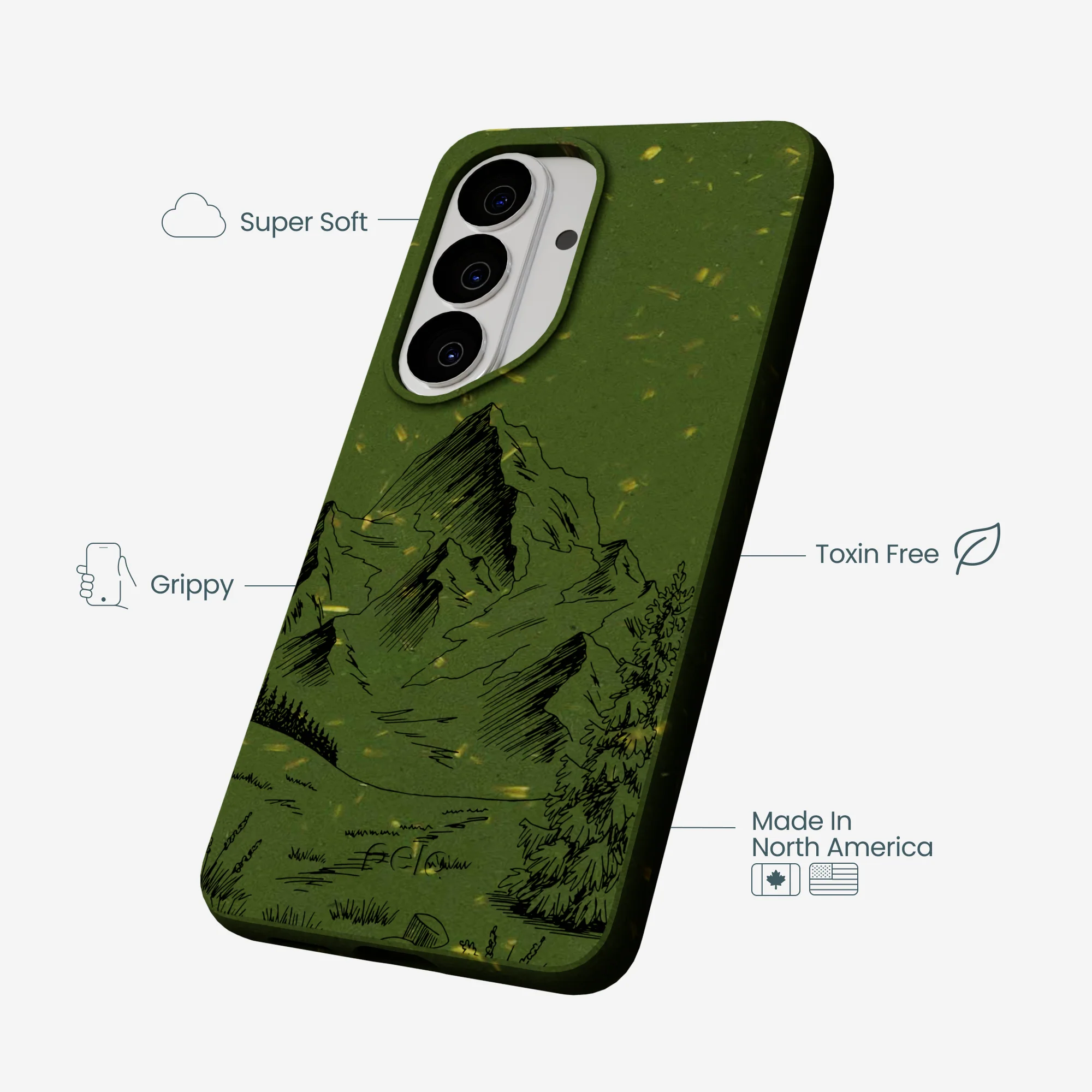 Forest Floor Line Ridge Samsung Galaxy S26 Case - Image 3