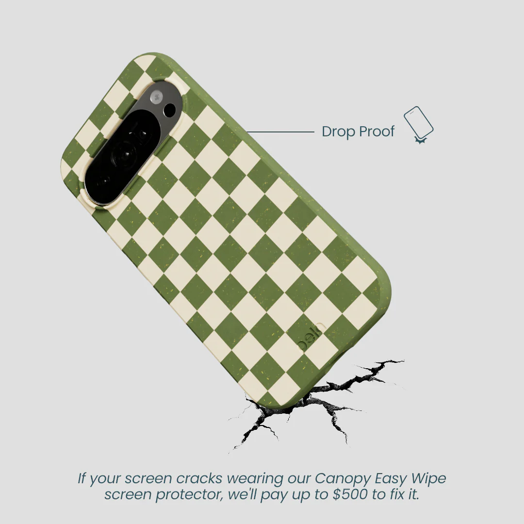 Forest Floor Matcha Check Google Pixel 10/10 Pro Case - Image 5