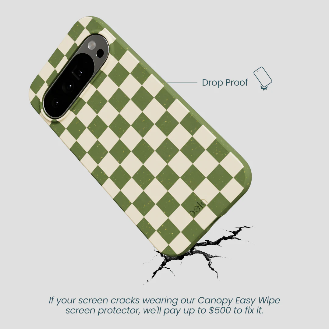 Forest Floor Matcha Check Google Pixel 10 Pro XL Case - Image 5