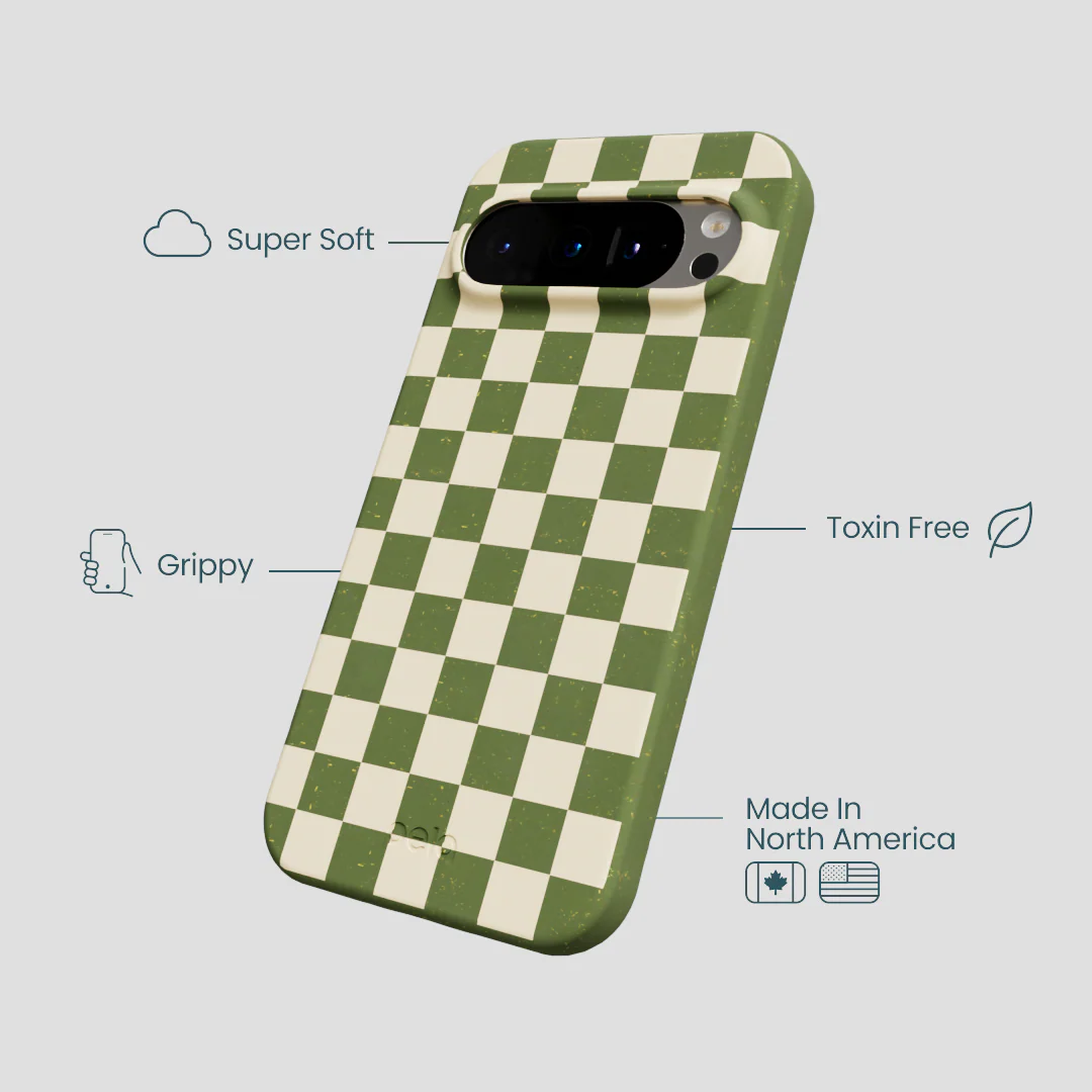 Forest Floor Matcha Check Google Pixel 9/9 Pro Case - Image 4