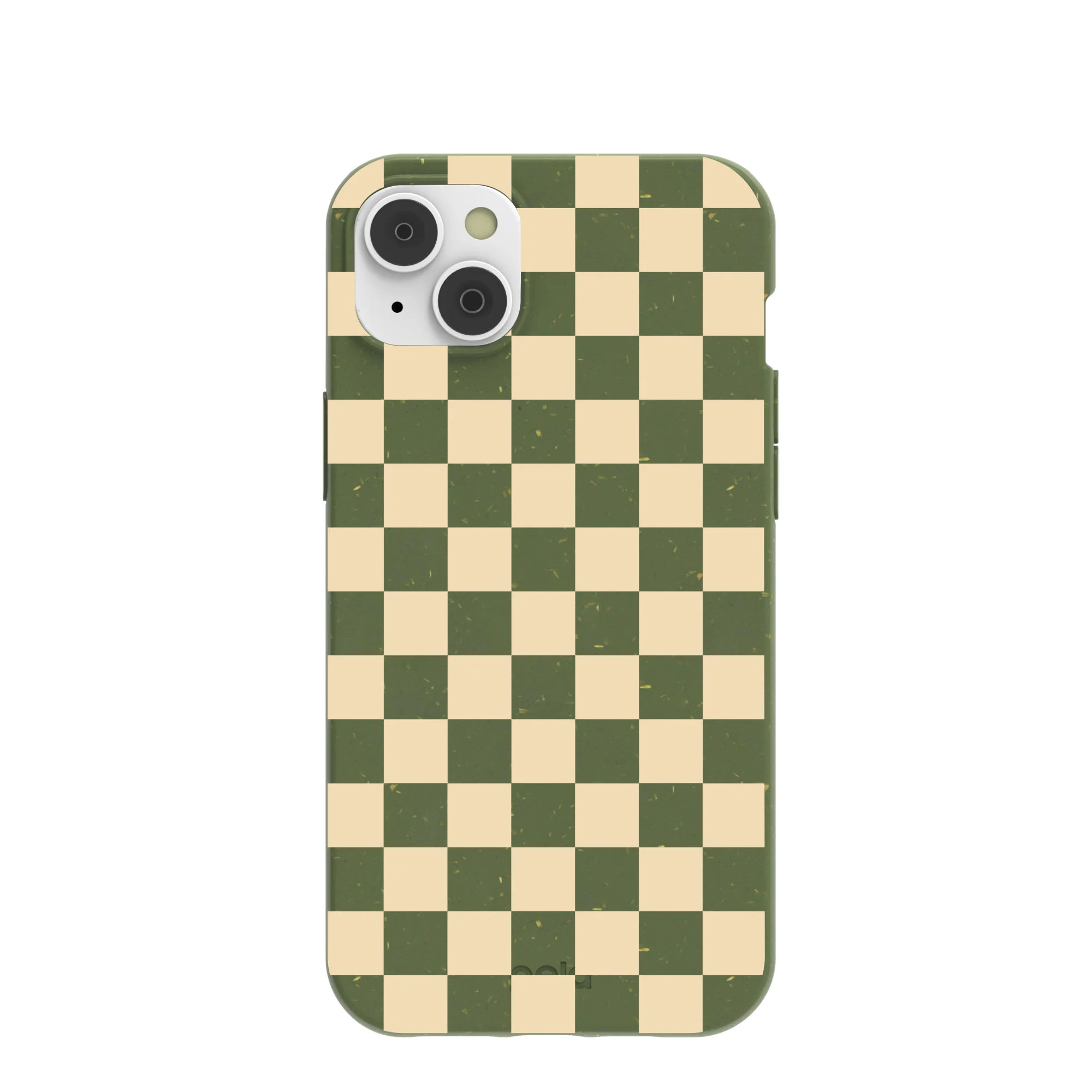 Forest Floor Matcha Check iPhone 14 Plus Case