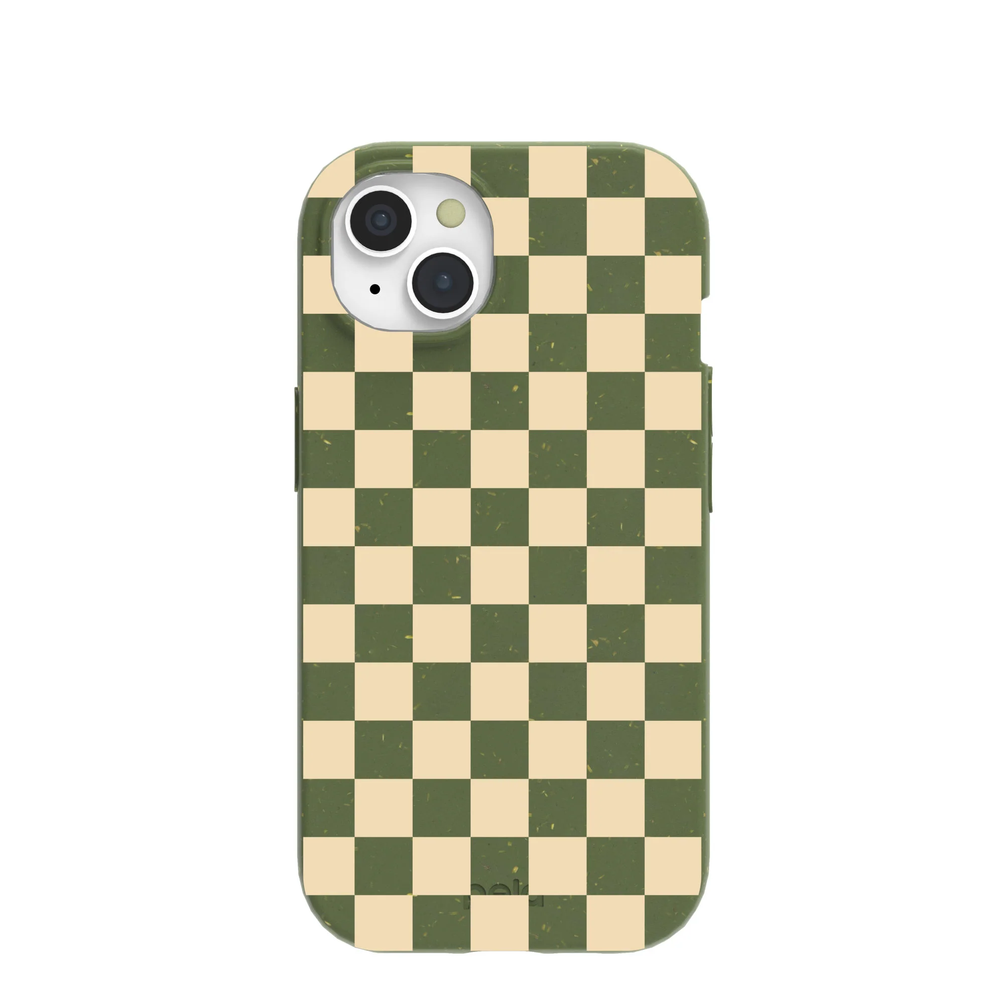 Forest Floor Matcha Check iPhone 15 Case