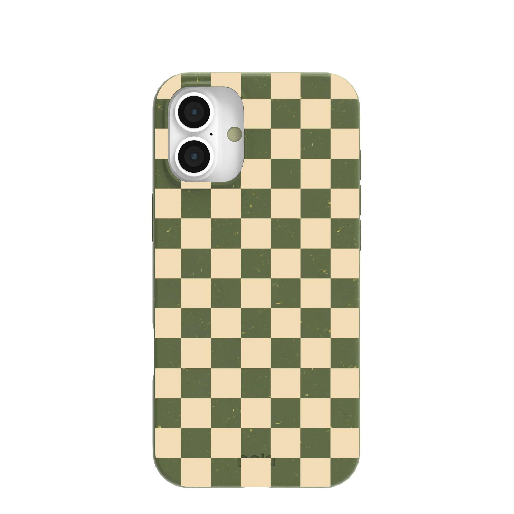 Forest Floor Matcha Check iPhone 16 Plus Case