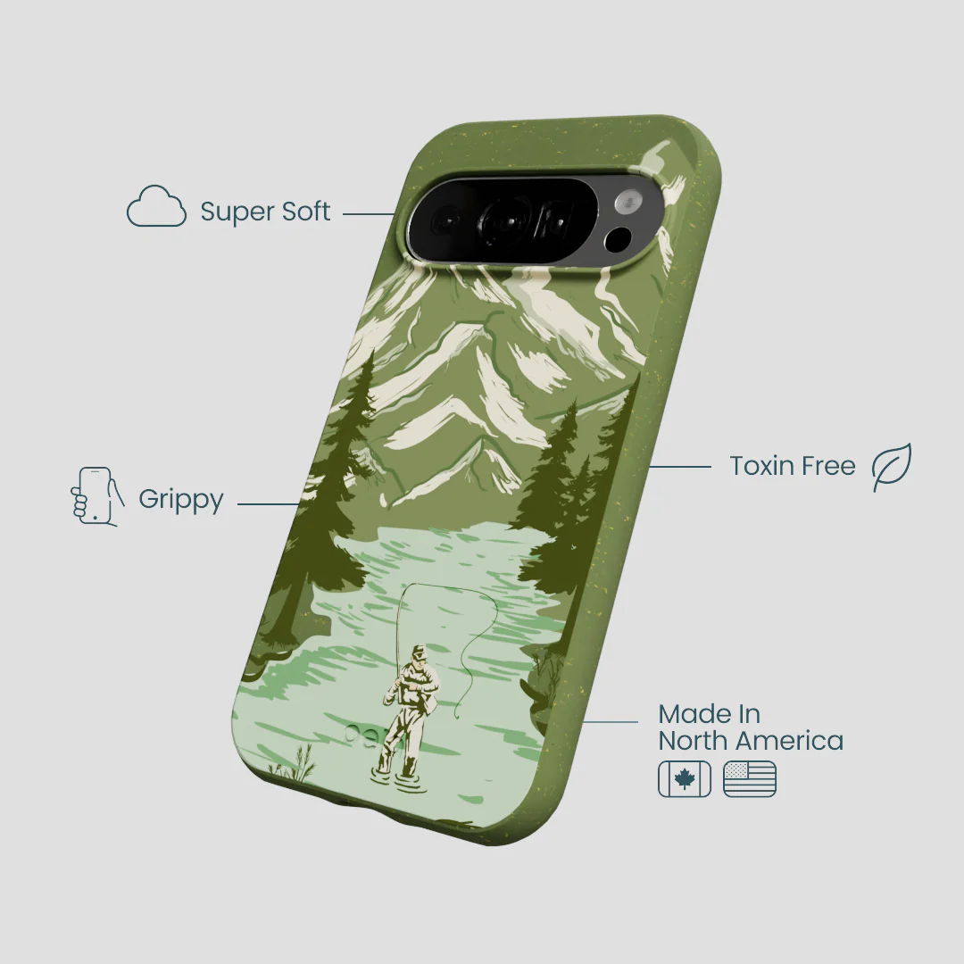 Forest Floor Morning Fishing Google Pixel 10/10 Pro Case - Image 4