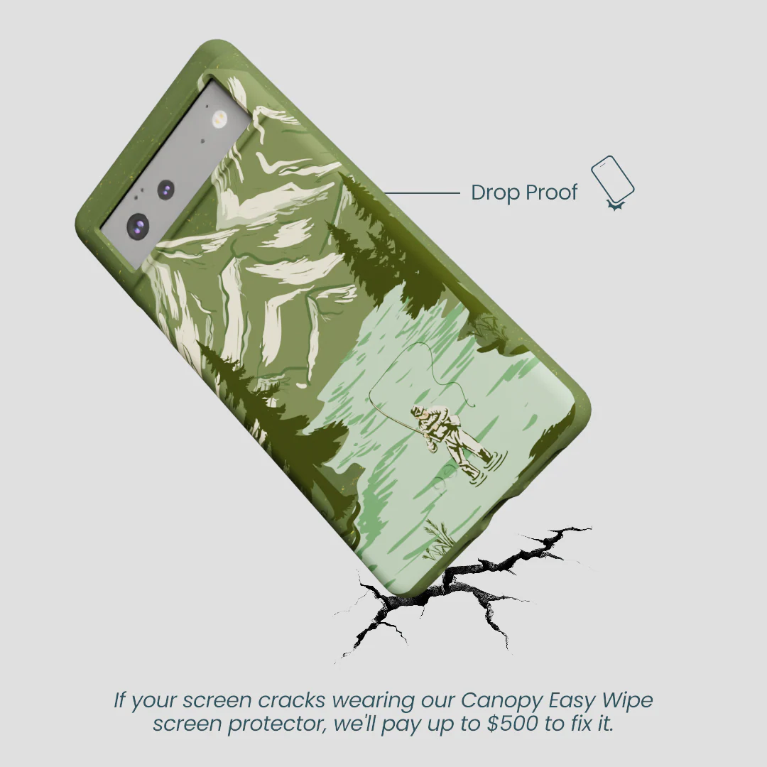 Forest Floor Morning Fishing Google Pixel 6a Case - Image 5