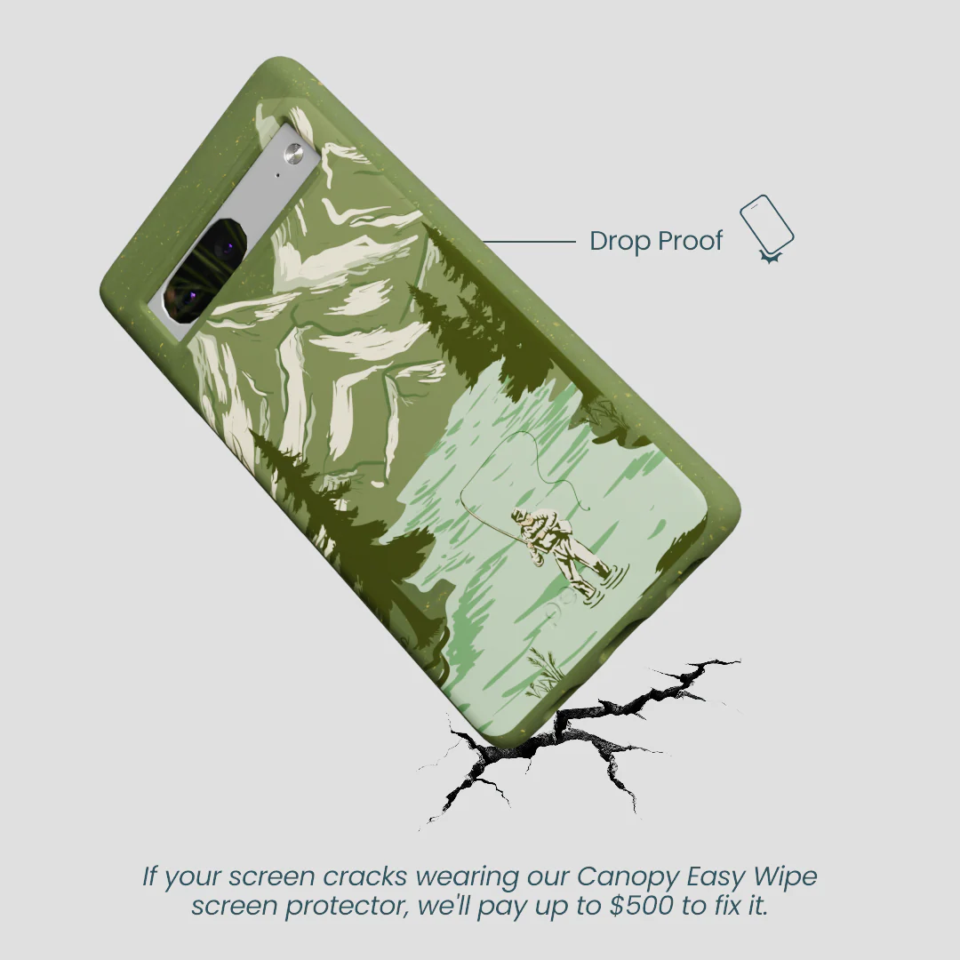 Forest Floor Morning Fishing Google Pixel 7 Case - Image 5