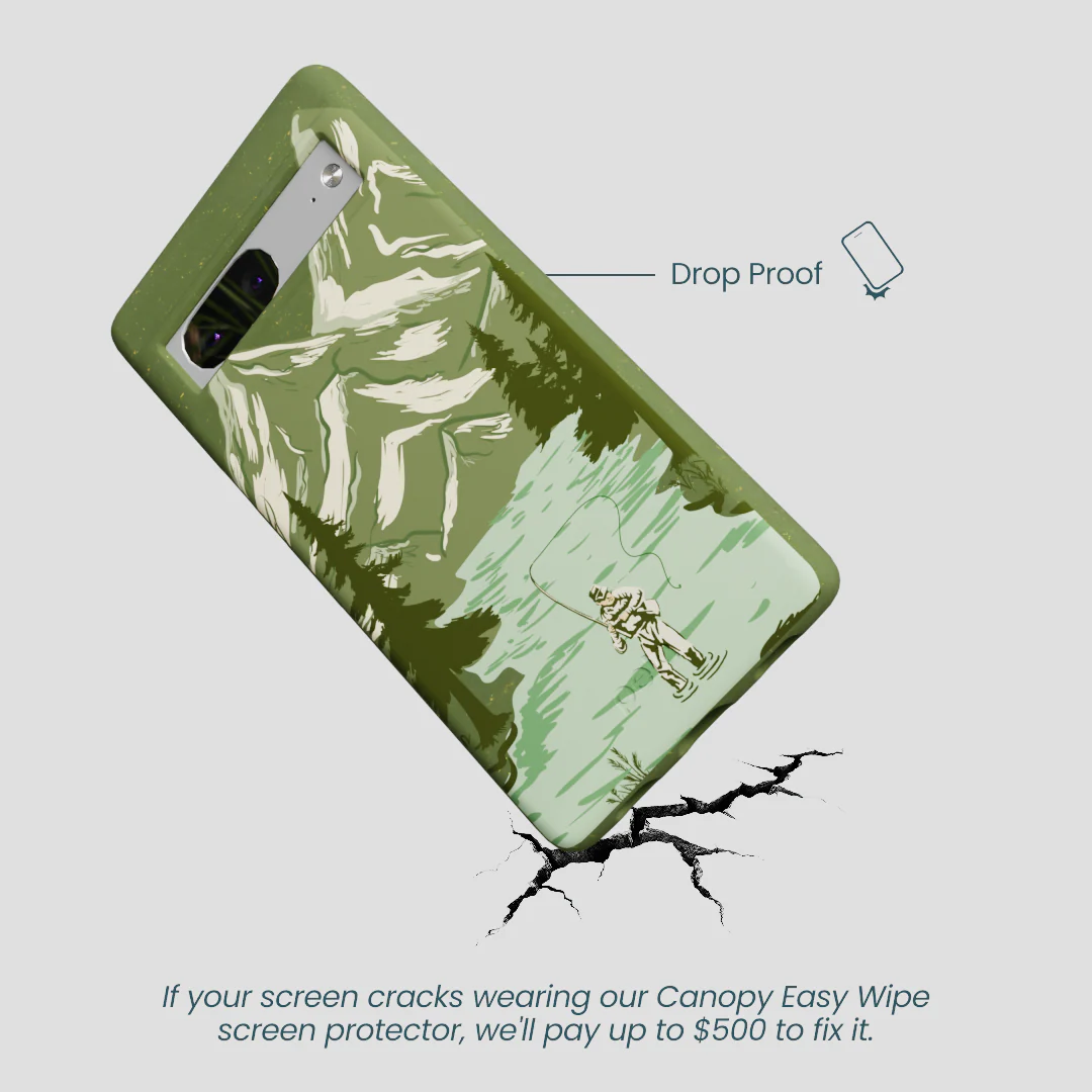 Forest Floor Morning Fishing Google Pixel 7a Case - Image 5