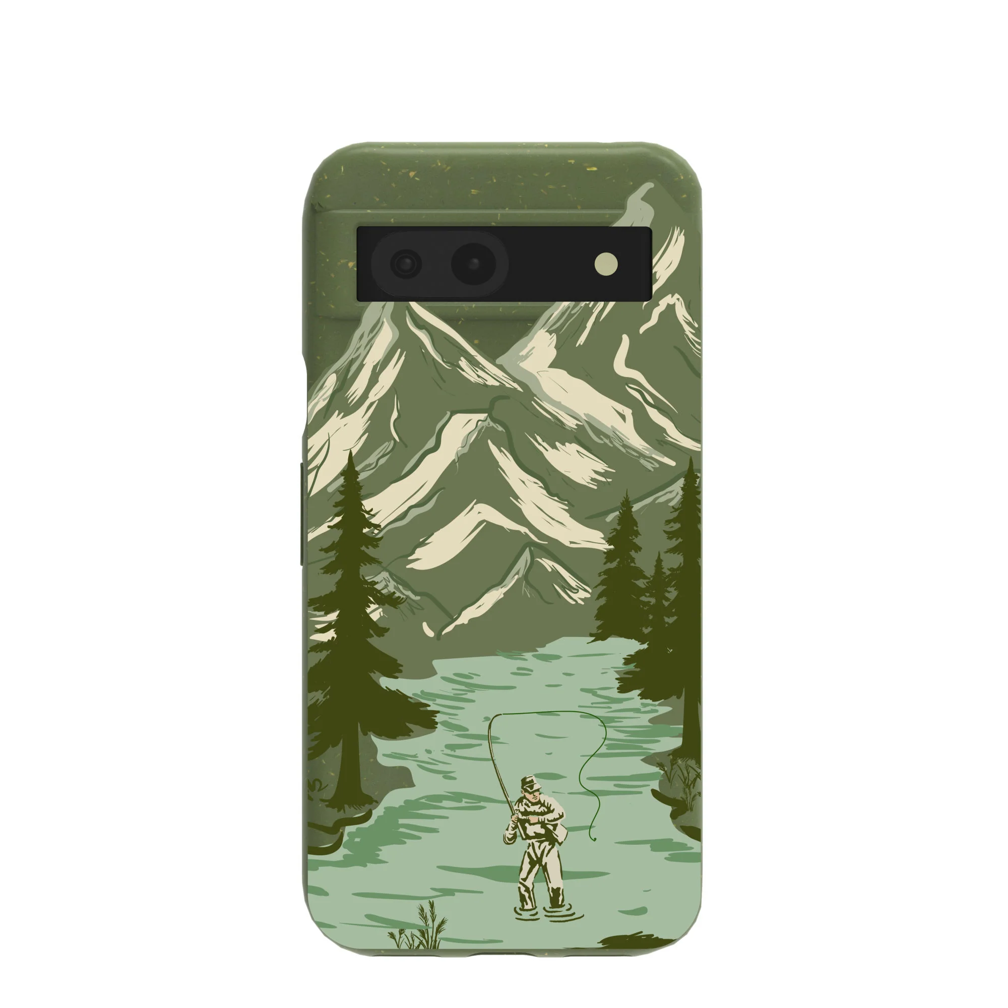 Forest Floor Morning Fishing Google Pixel 8a Case