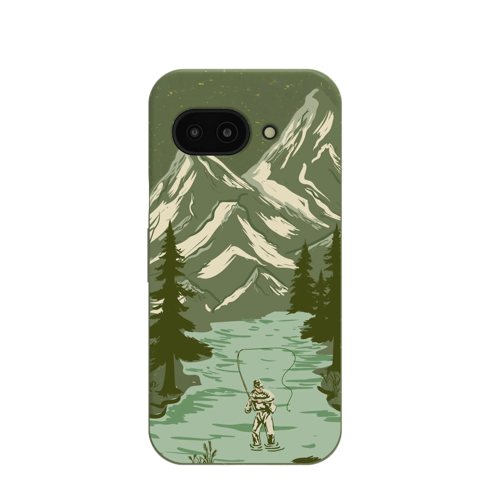 Forest Floor Morning Fishing Google Pixel 9a Case