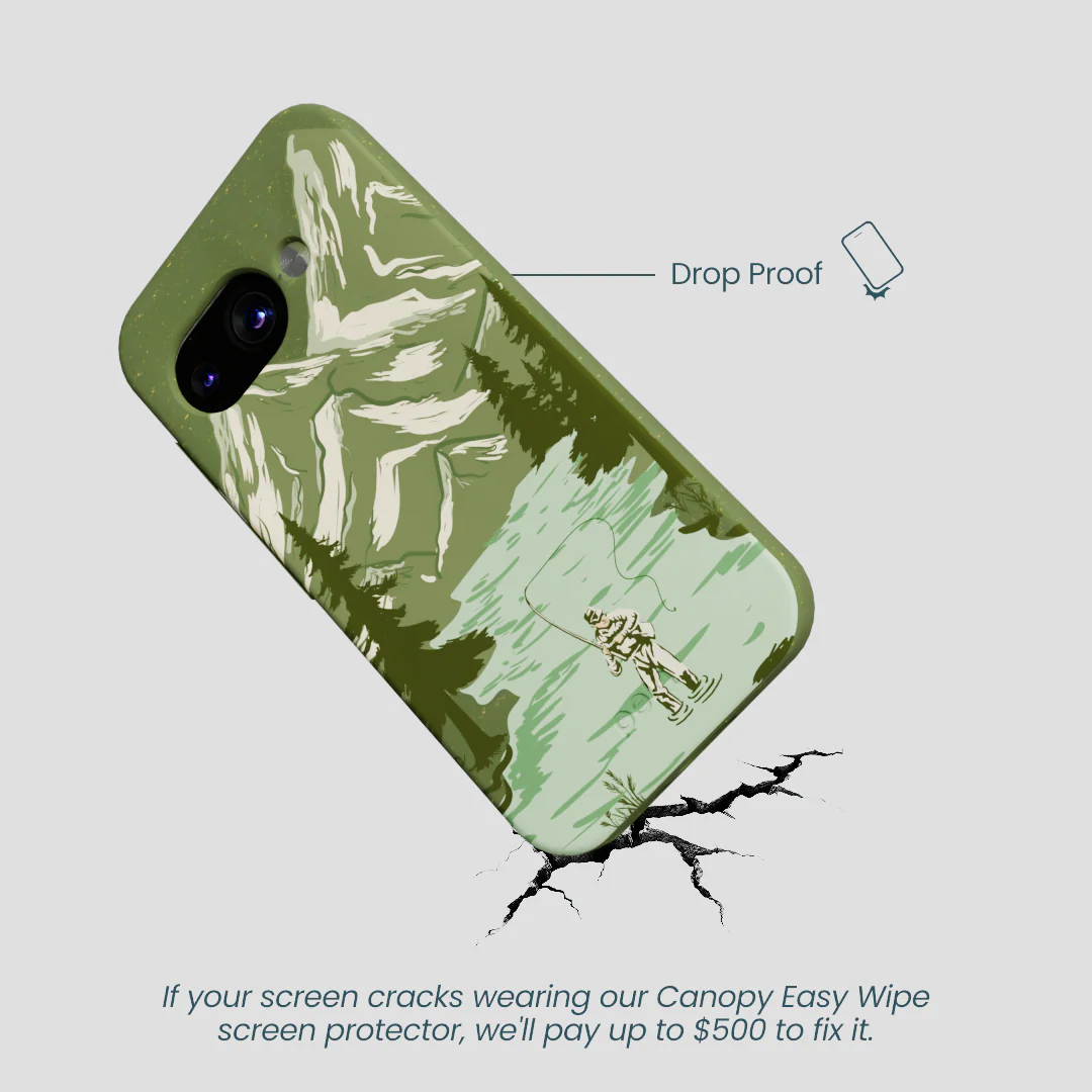 Forest Floor Morning Fishing Google Pixel 9a Case - Image 5