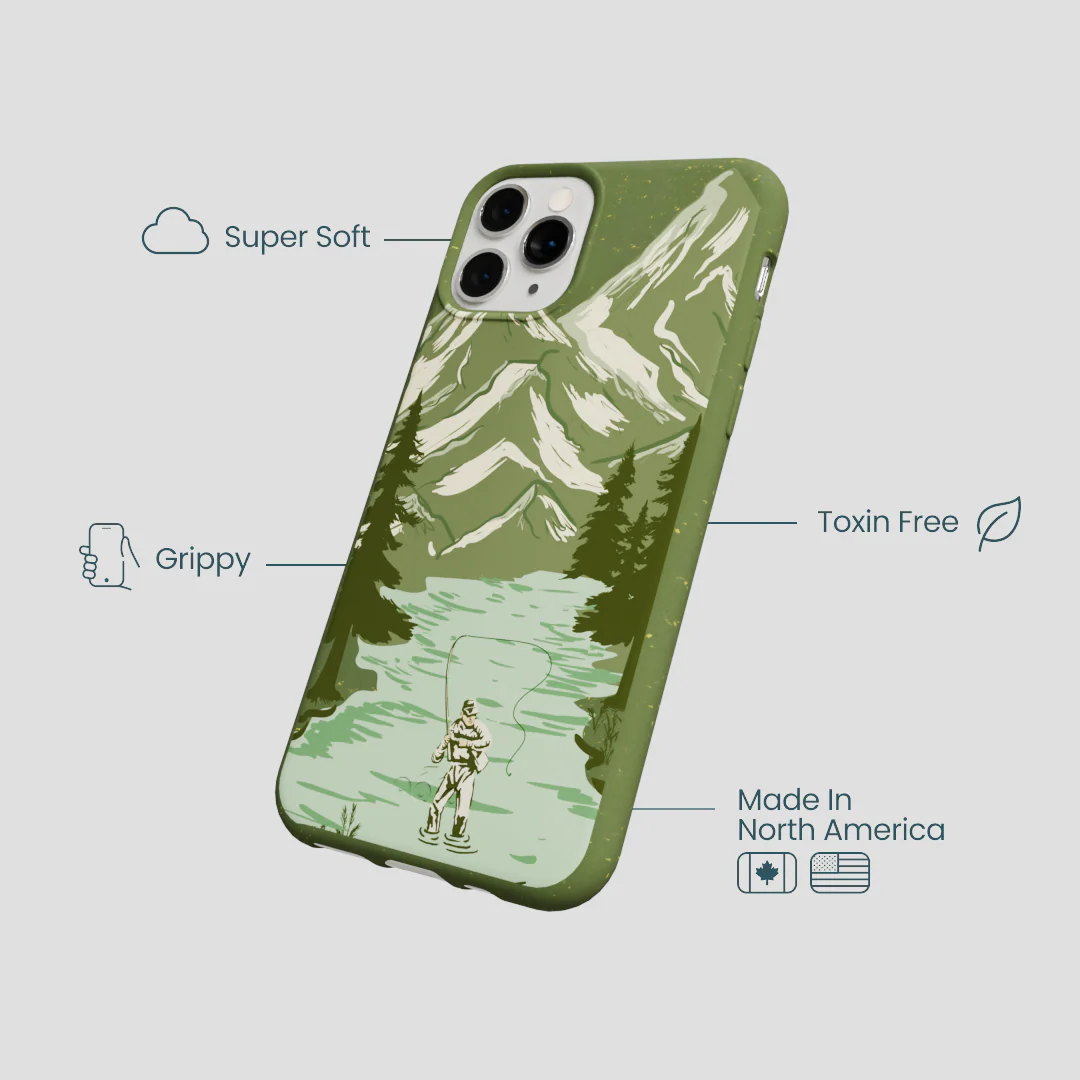 Forest Floor Morning Fishing iPhone 11 Pro Case - Image 4