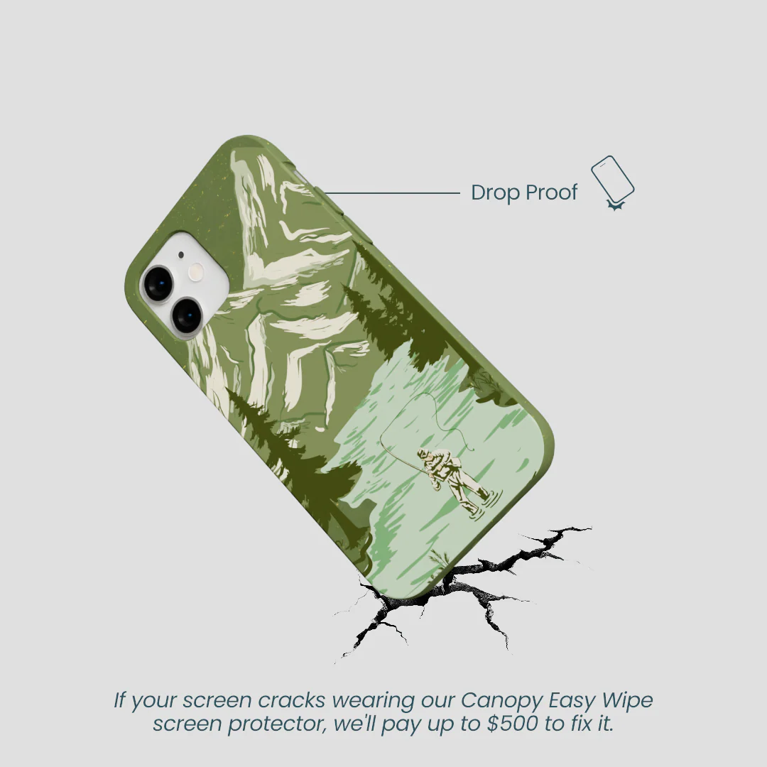 Forest Floor Morning Fishing iPhone 12 Mini Case - Image 5