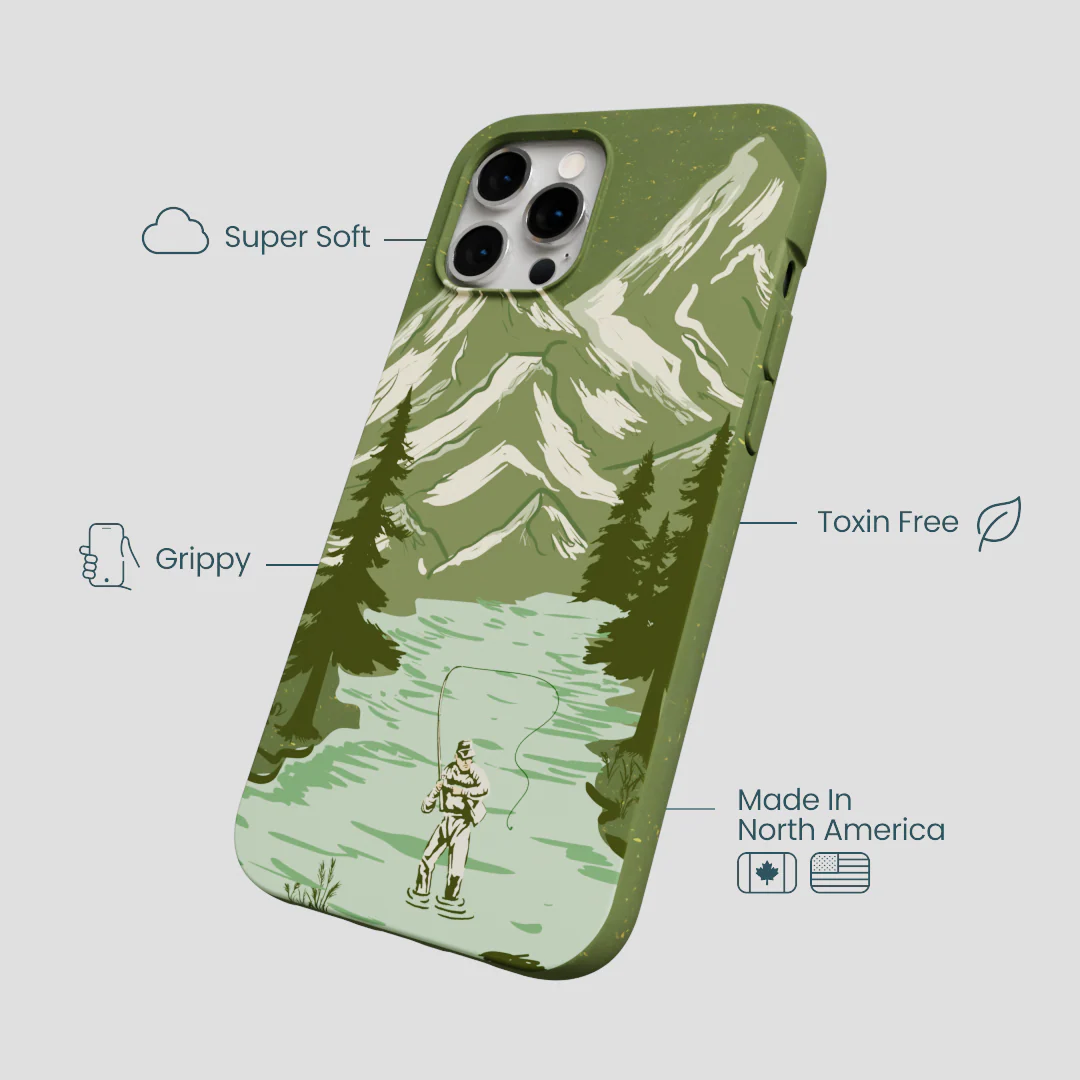 Forest Floor Morning Fishing iPhone 12 Pro Max Case - Image 4