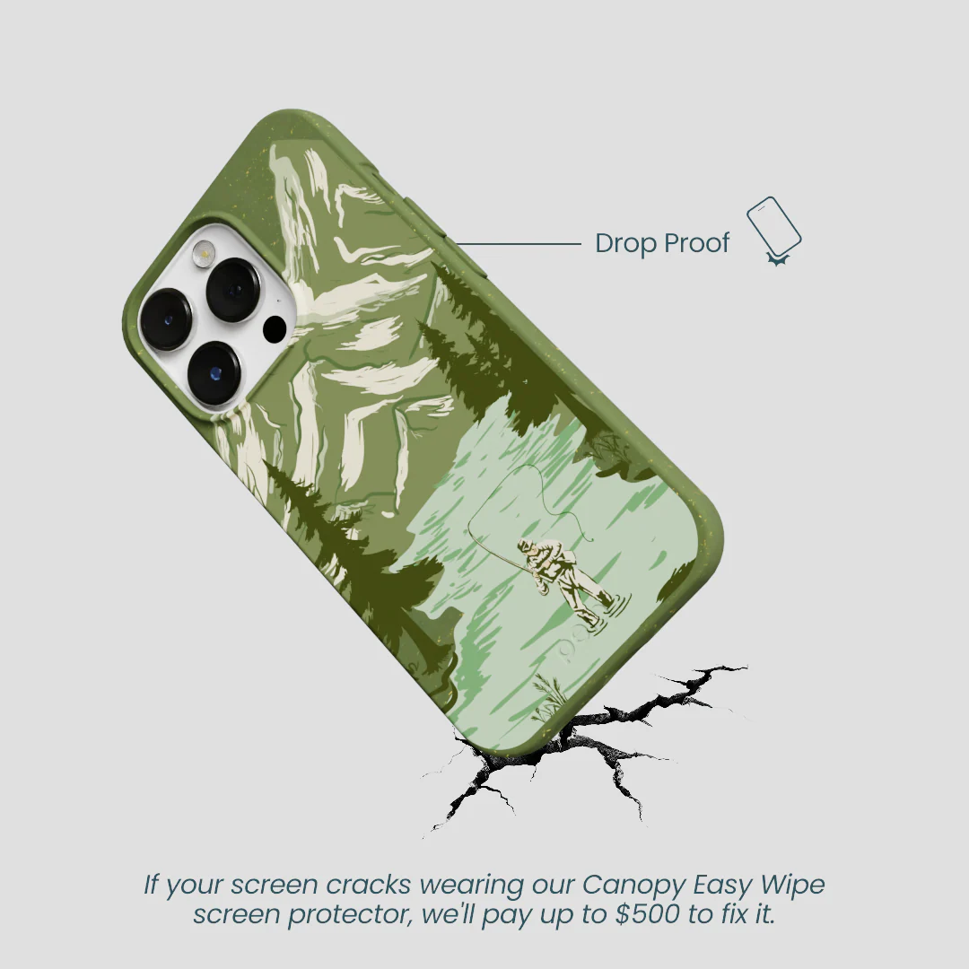 Forest Floor Morning Fishing iPhone 13 Pro Case - Image 5