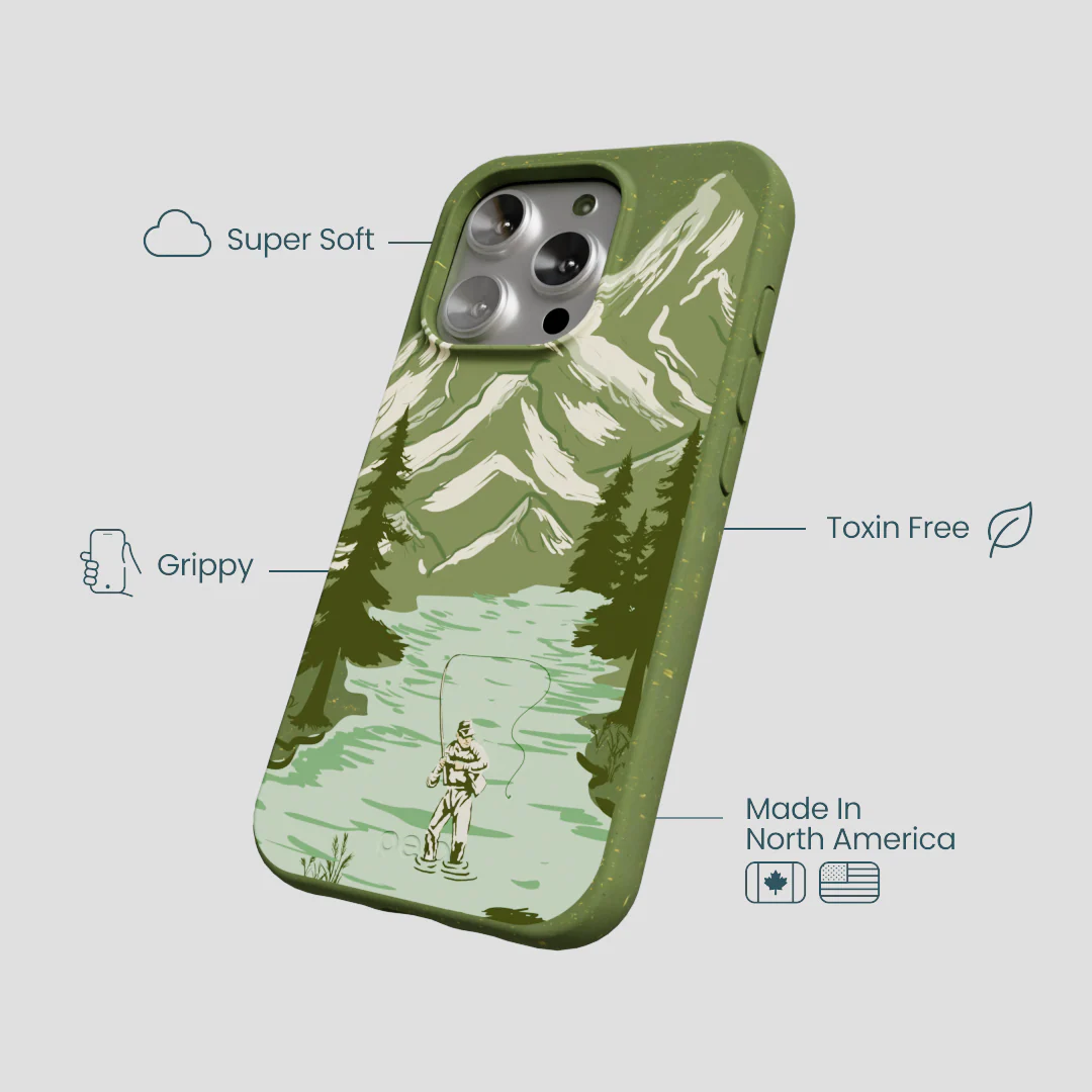 Forest Floor Morning Fishing iPhone 16 Pro Case - Image 4