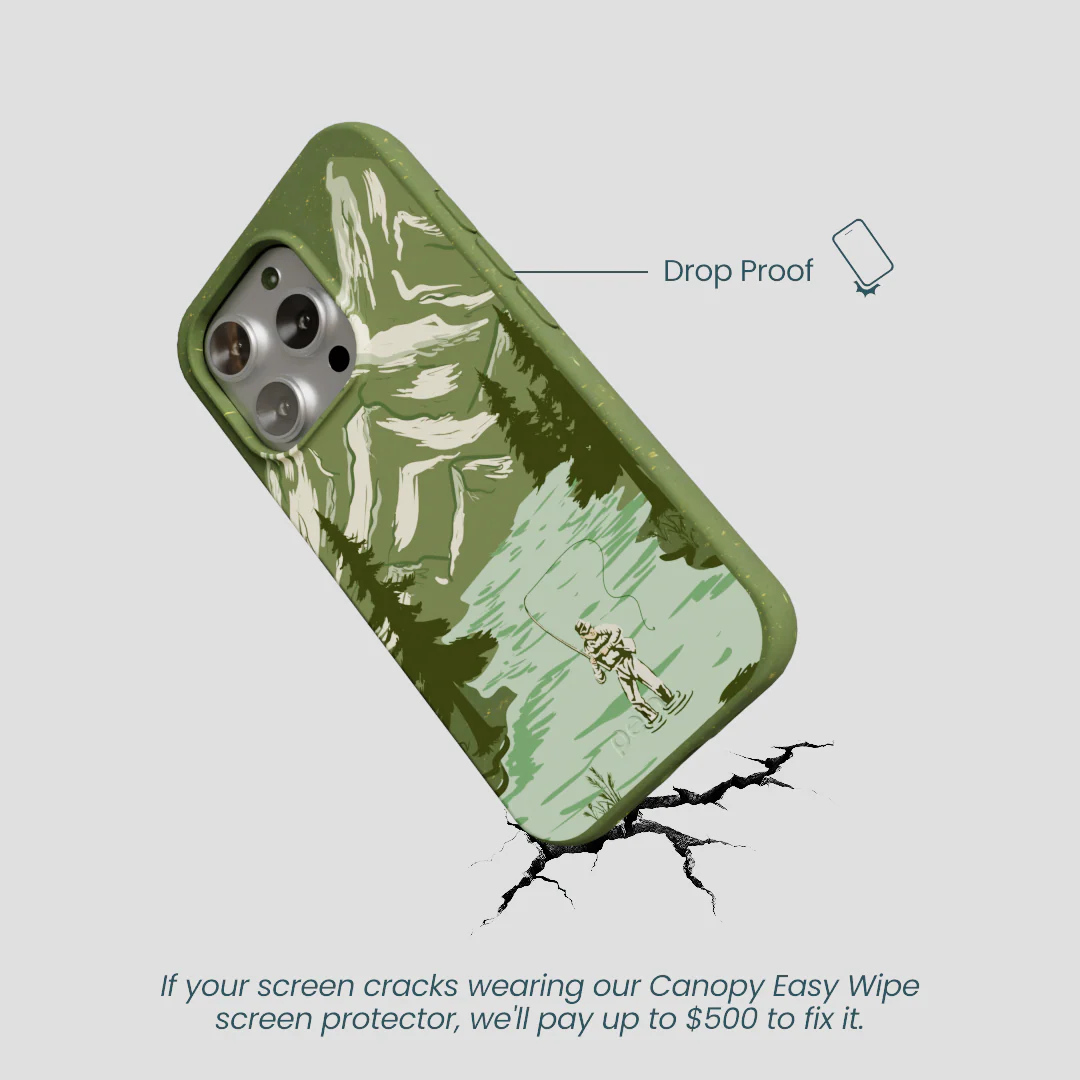 Forest Floor Morning Fishing iPhone 16 Pro Case - Image 5