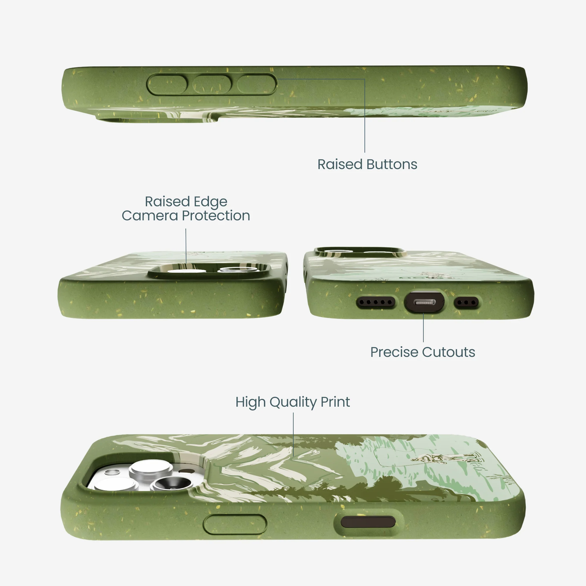 Forest Floor Morning Fishing iPhone 16 Pro Max Case - Image 3