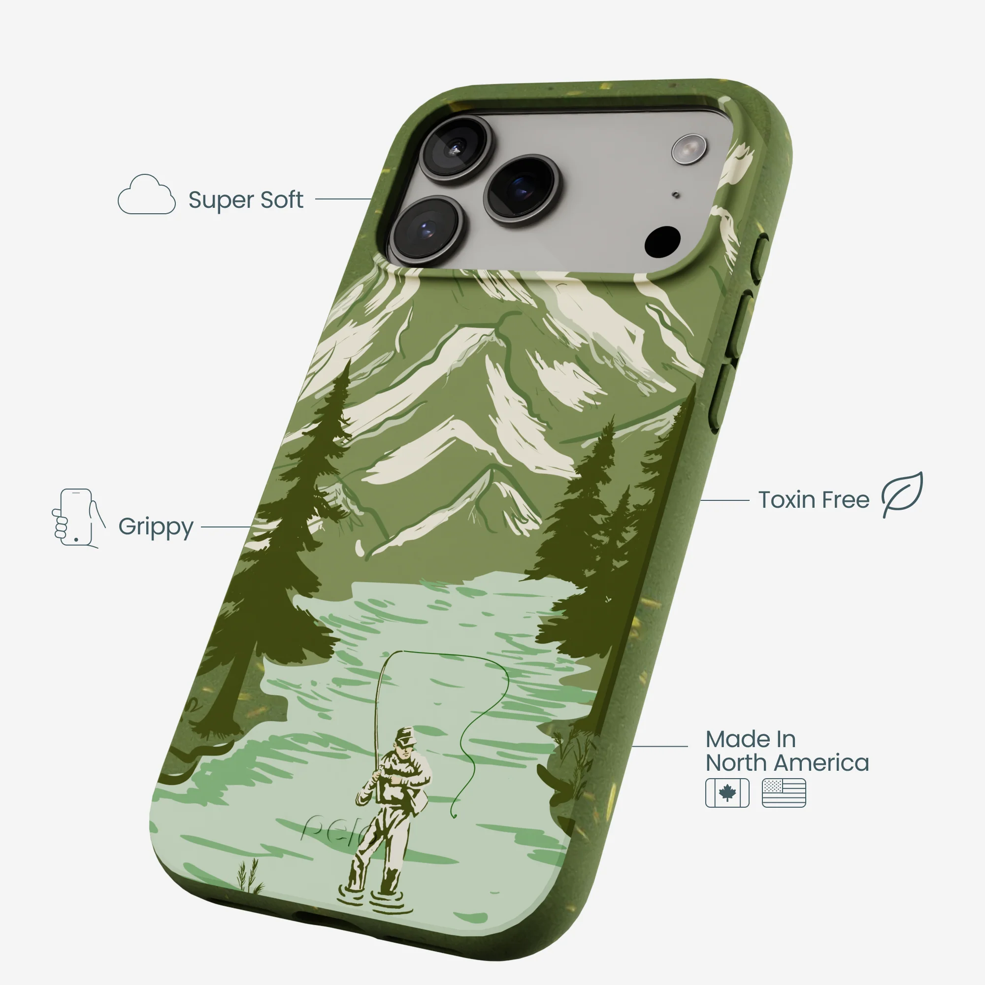 Forest Floor Morning Fishing iPhone 17 Pro Max Case - Image 4