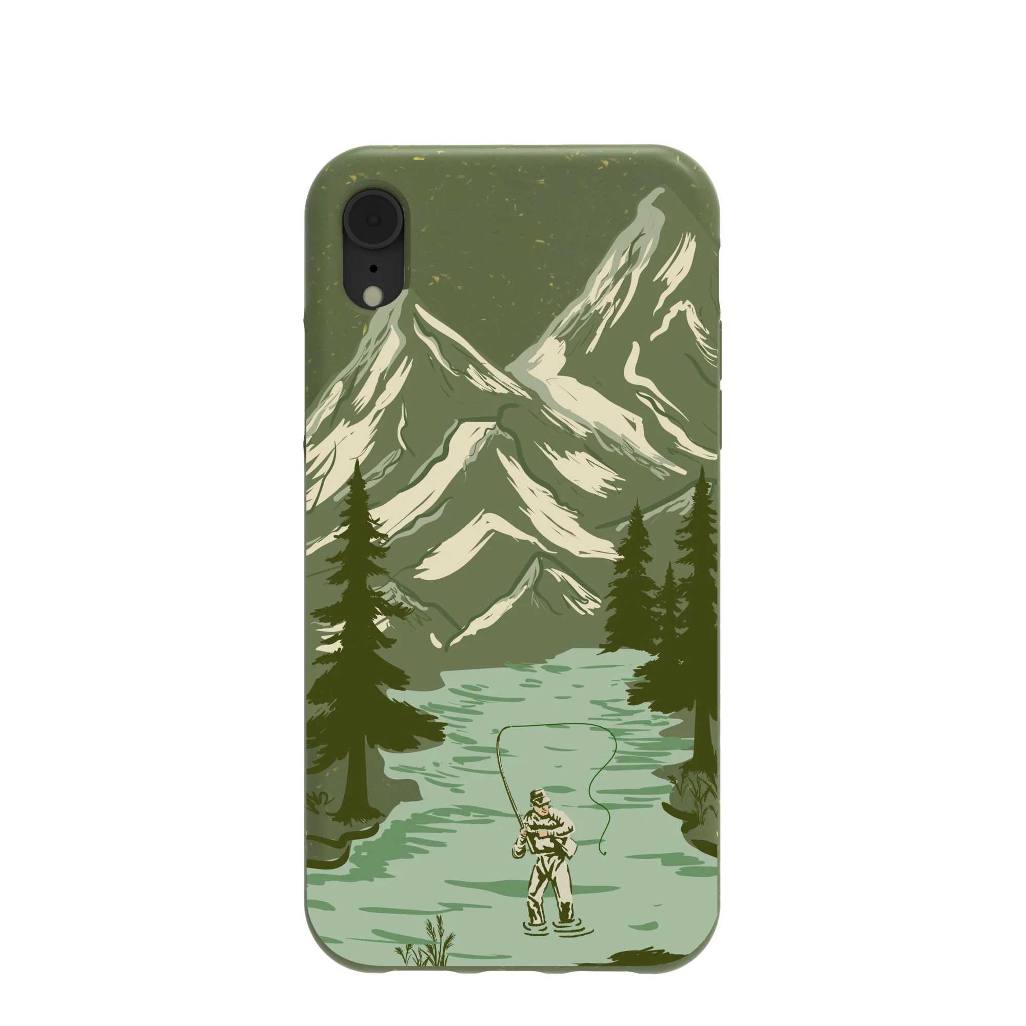 Forest Floor Morning Fishing iPhone XR Case