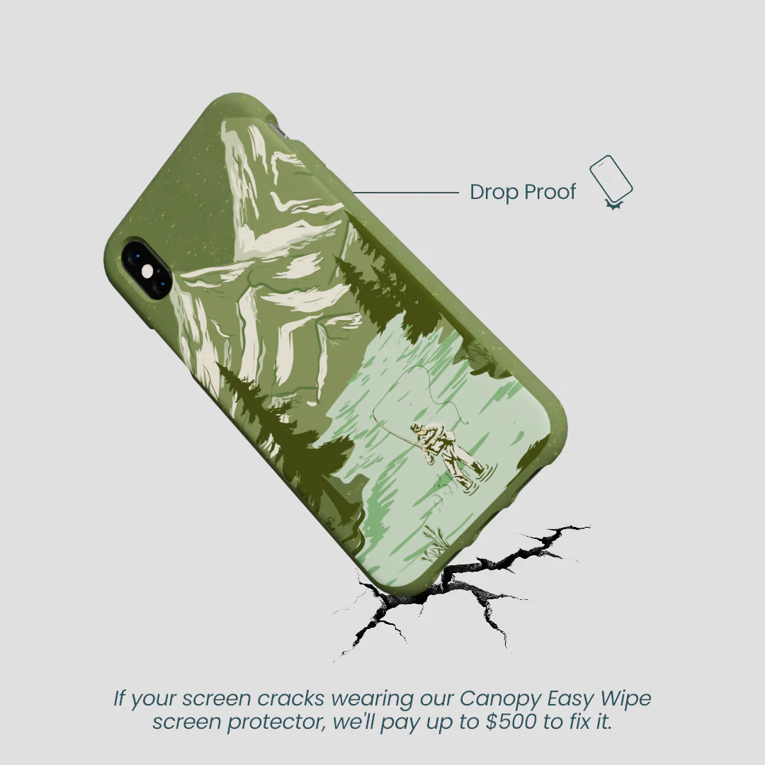 Forest Floor Morning Fishing iPhone XR Case - Image 5