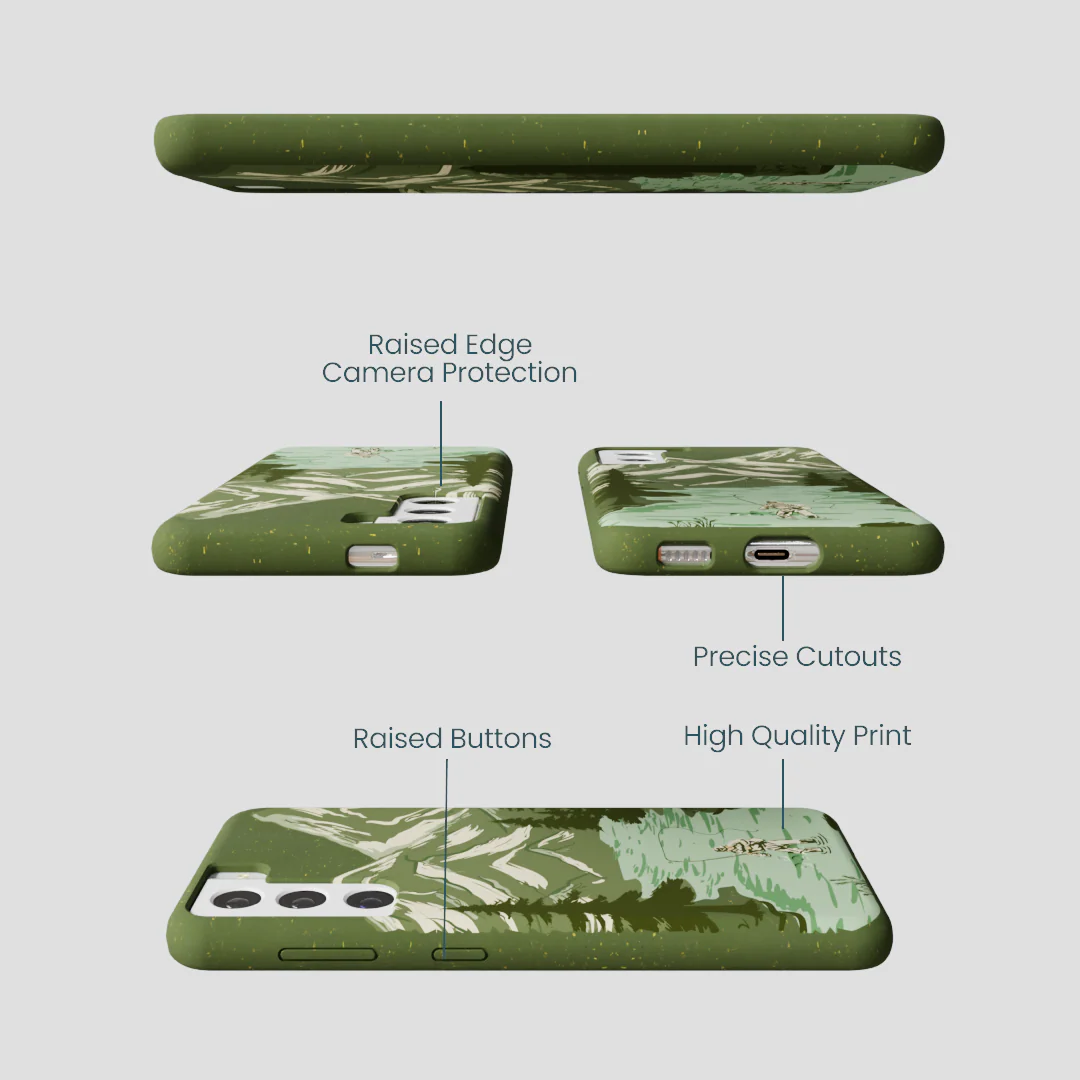 Forest Floor Morning Fishing Samsung Galaxy S21 Case - Image 3