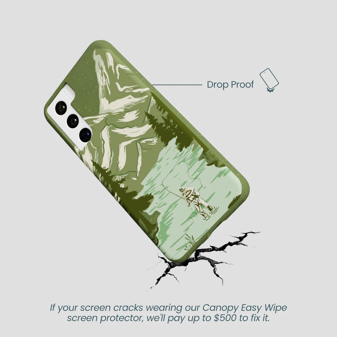 Forest Floor Morning Fishing Samsung Galaxy S21 Case - Image 5