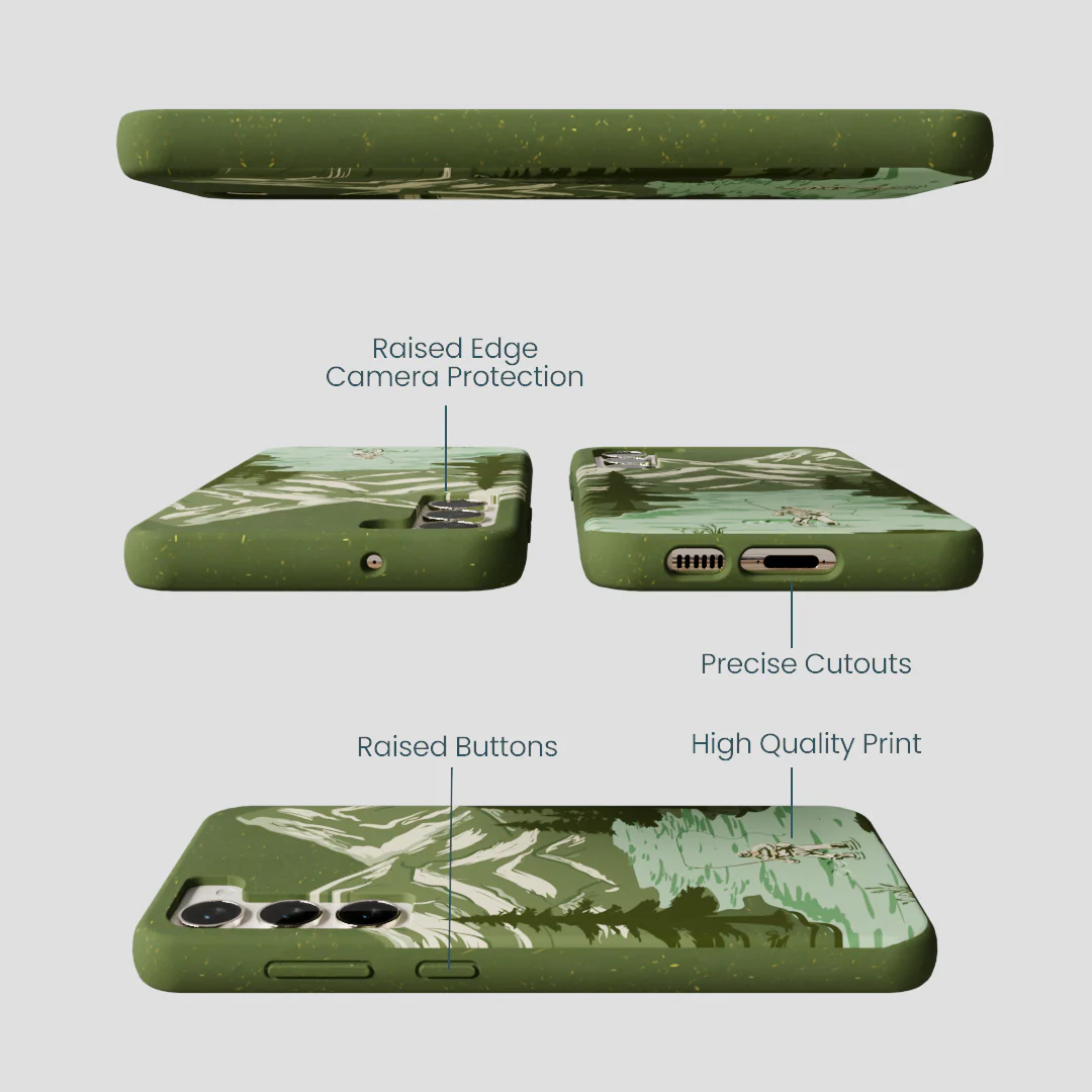 Forest Floor Morning Fishing Samsung Galaxy S23+(Plus) Case - Image 3