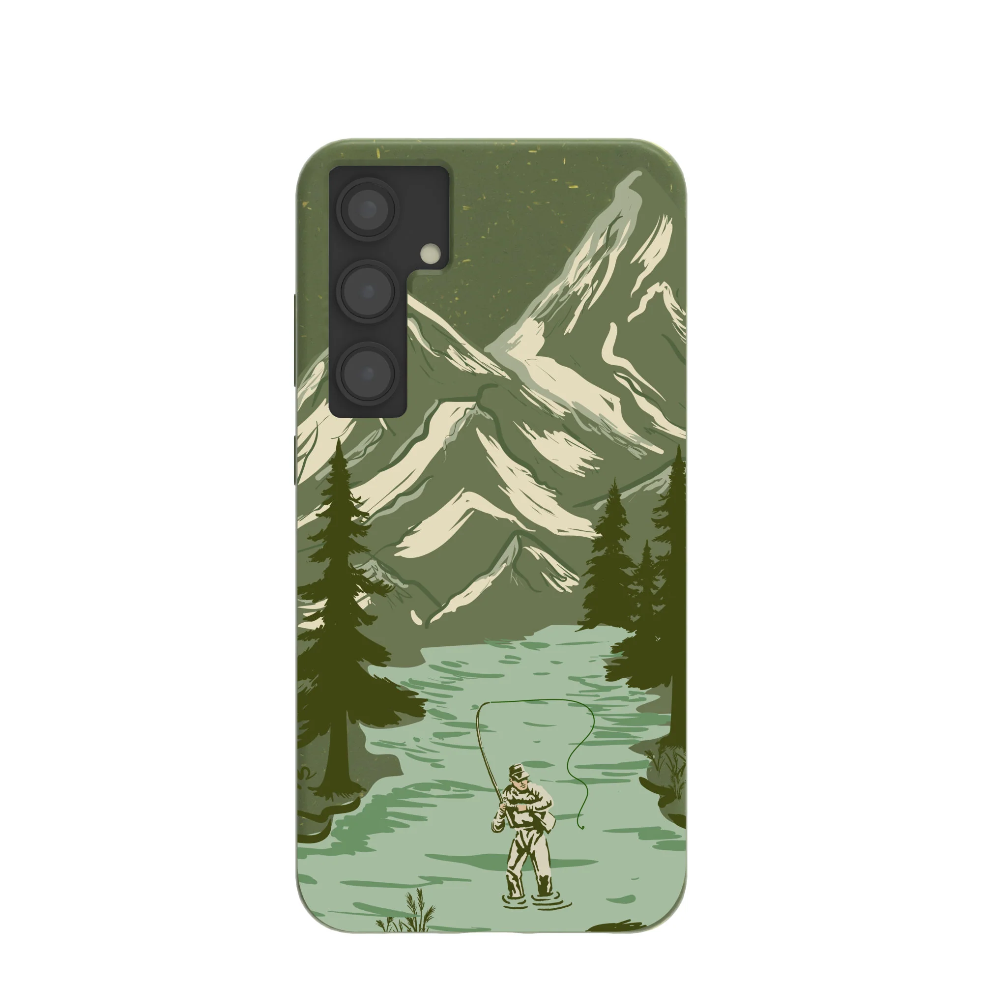 Forest Floor Morning Fishing Samsung Galaxy S24+(Plus) Case