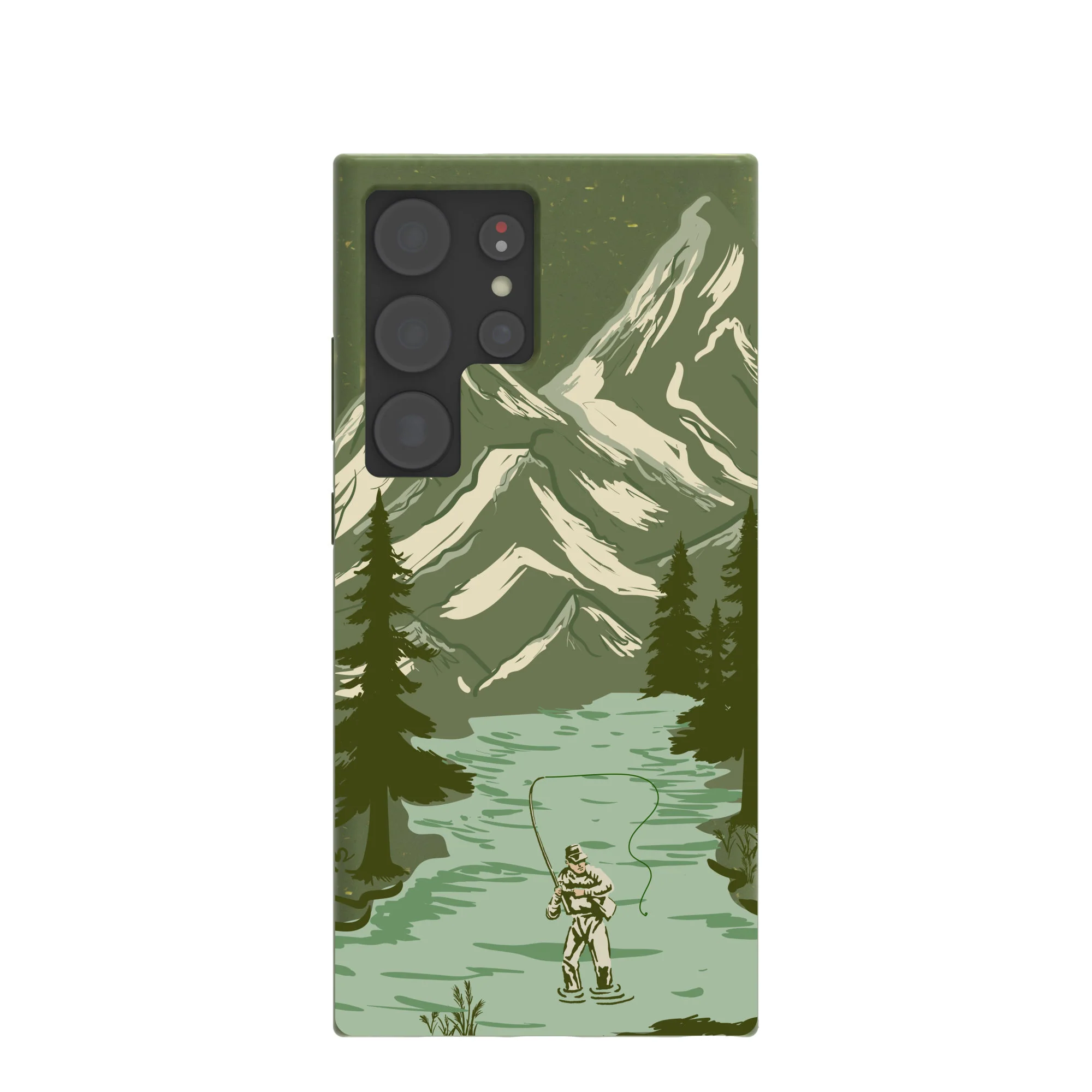 Forest Floor Morning Fishing Samsung Galaxy S24 Ultra Case