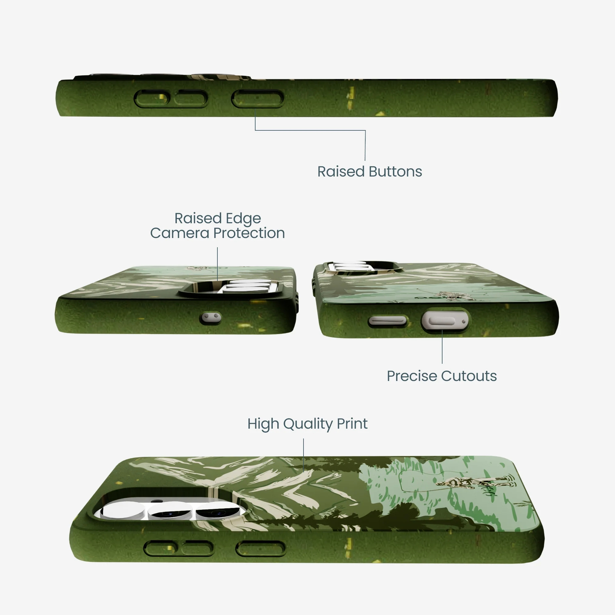 Forest Floor Morning Fishing Samsung Galaxy S26 Case - Image 3