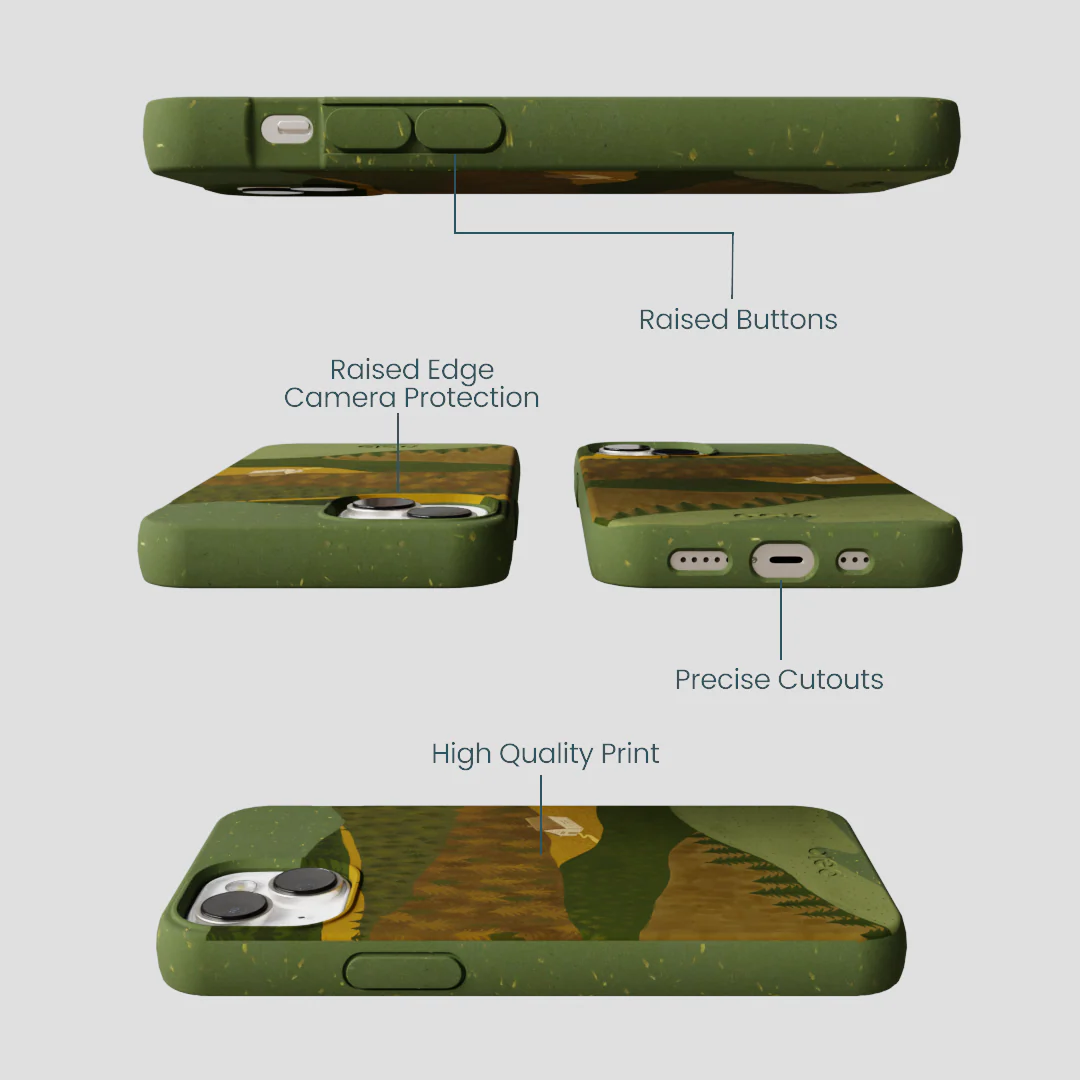 Forest Floor Mountain Nest iPhone 13 Case - Image 3