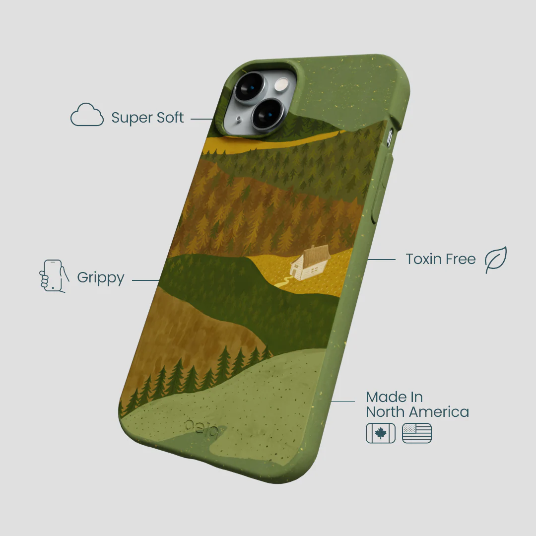 Forest Floor Mountain Nest iPhone 14 Plus Case - Image 4